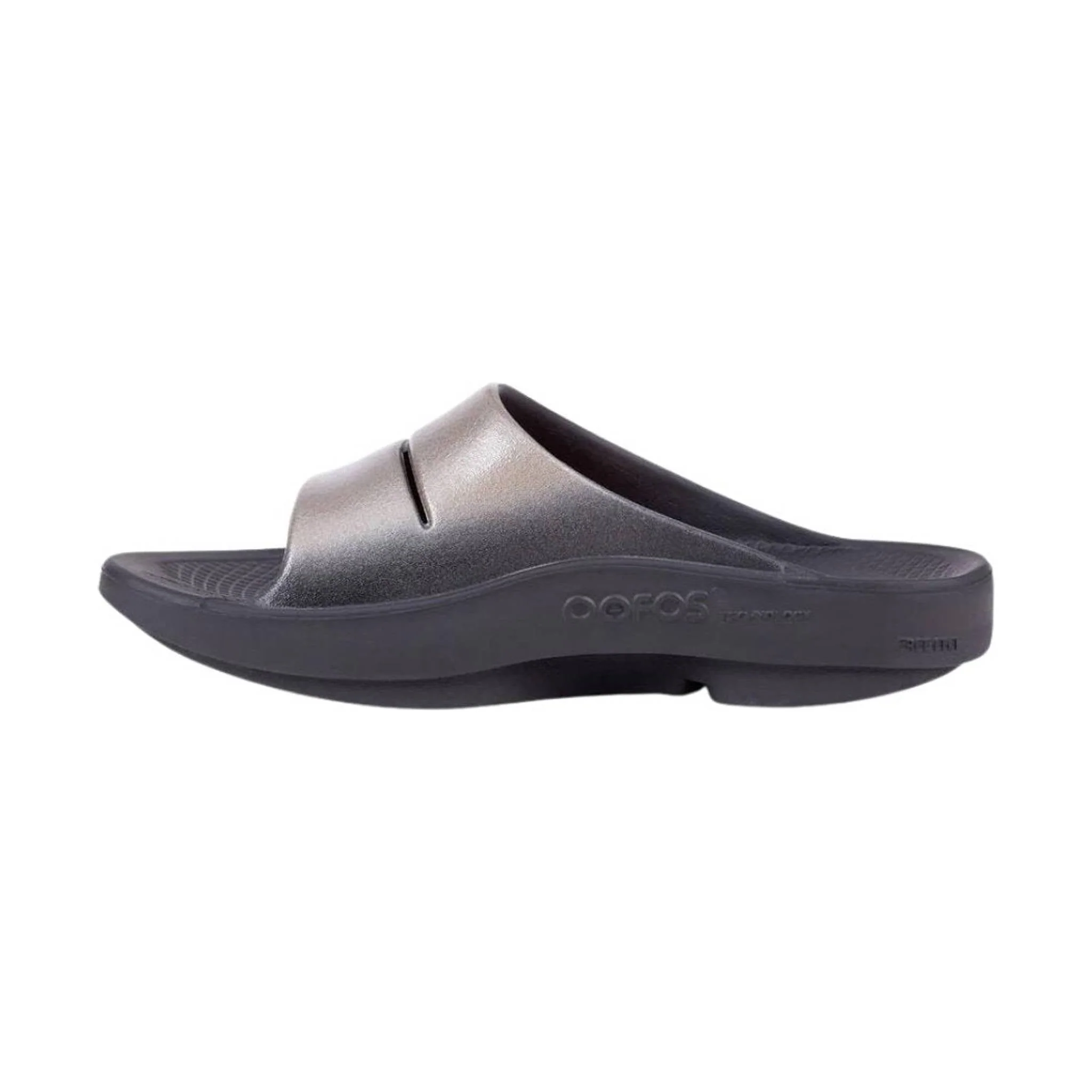 OOfos Women's OOahh Luxe Slide - Latte - Image 2