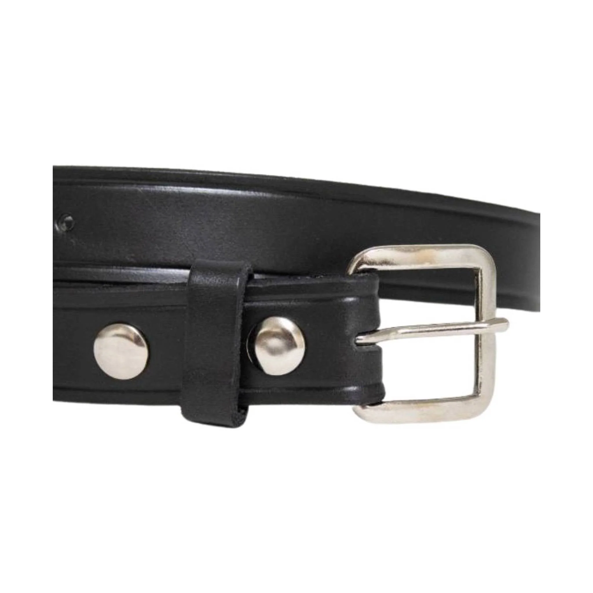 P&B Amish Men's Leather Belt - Black - Image 2