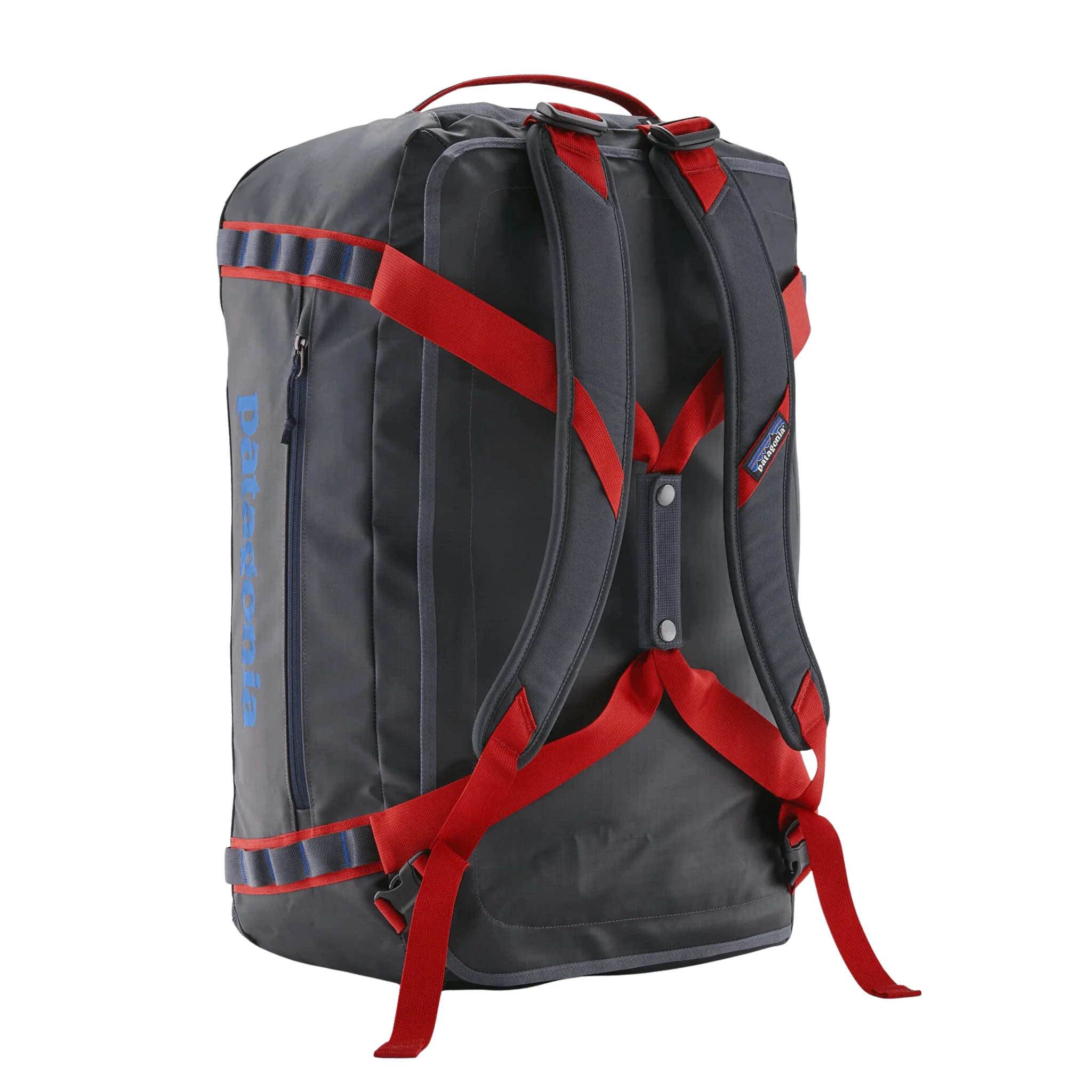 Patagonia Black Hole Duffel 55L - Smolder Blue/Red - Image 4