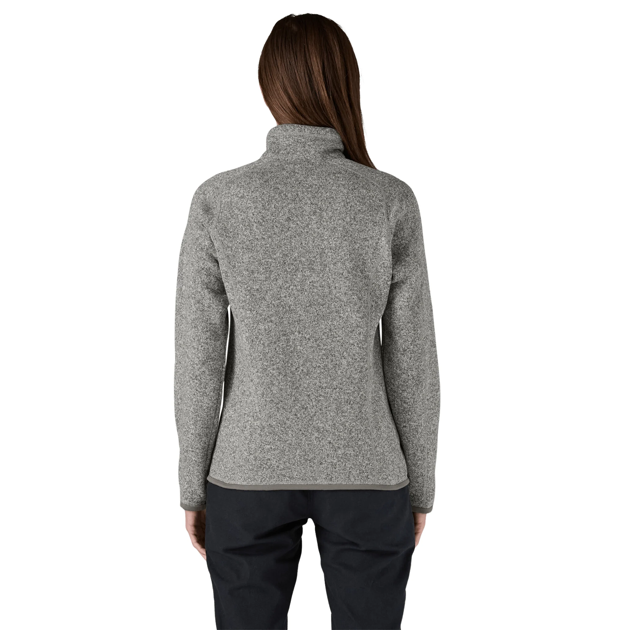 Patagonia Women's Better Sweater Quarter Zip - Birch White - Image 2