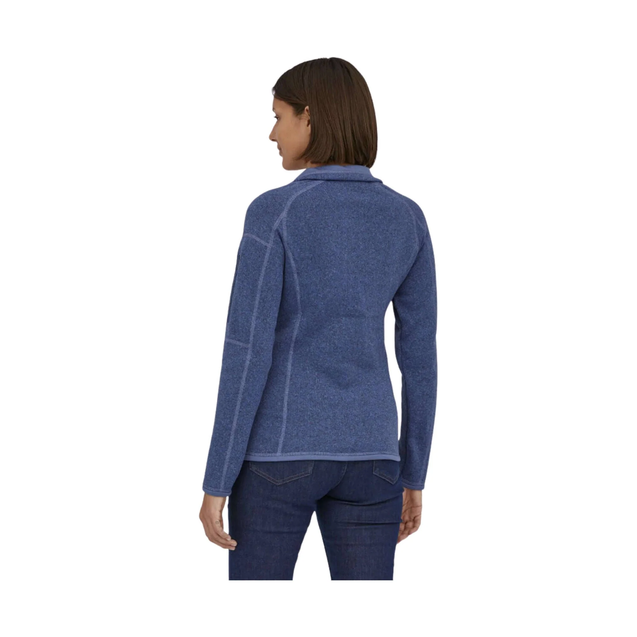 Patagonia Women's Better Sweater Quarter Zip - Current Blue - Image 2