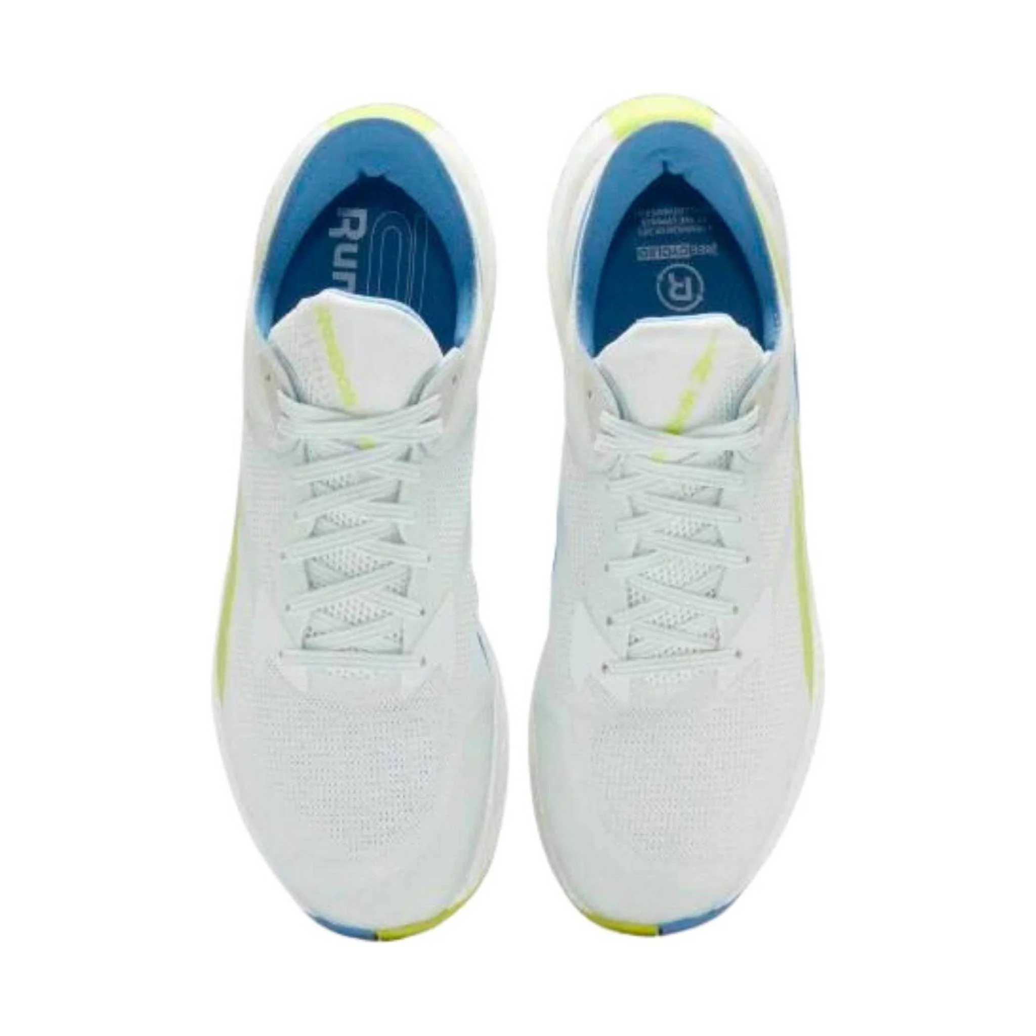 Reebok Men's Symmetros Running Shoes - Acid Yellow/Essential Blue - Image 3