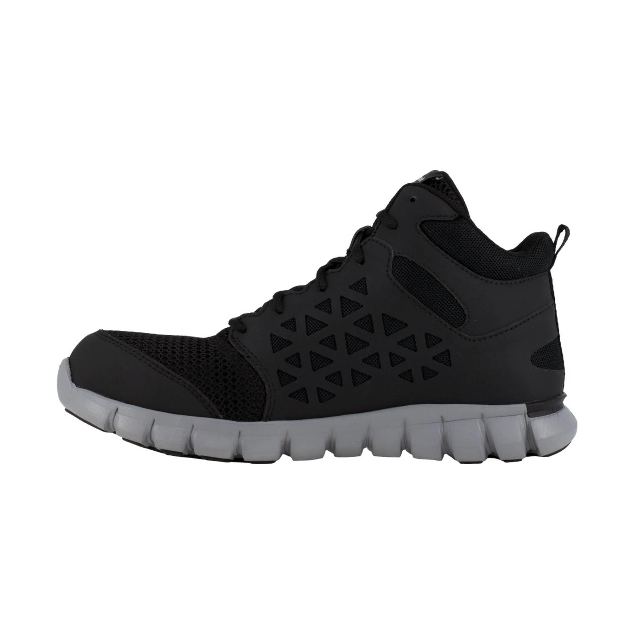 Reebok Work Men's Sublite Cushion Mid Alloy Toe Work Boot - Black - Image 2