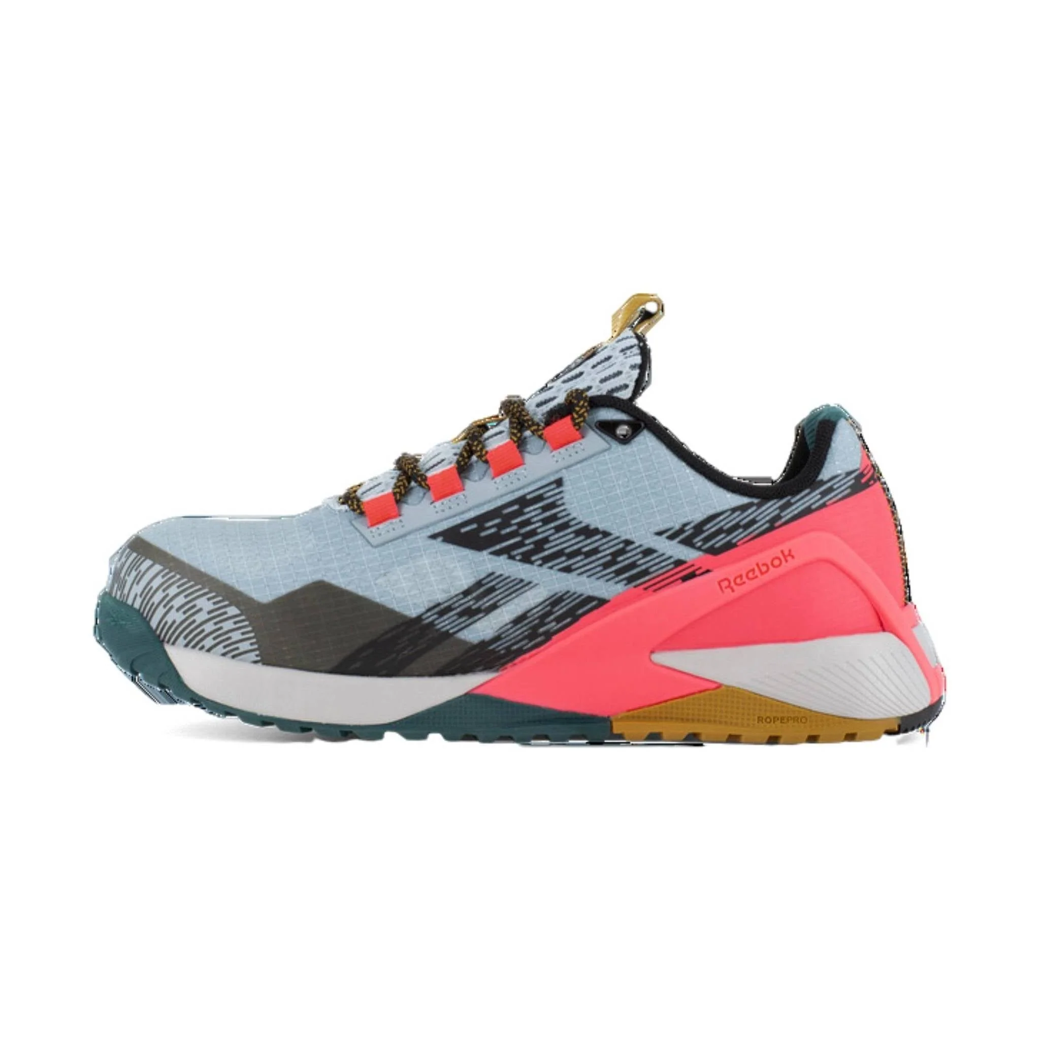Reebok Work Women's Athletic Work Shoe Composite Toe - Blue/Salmon - Image 2