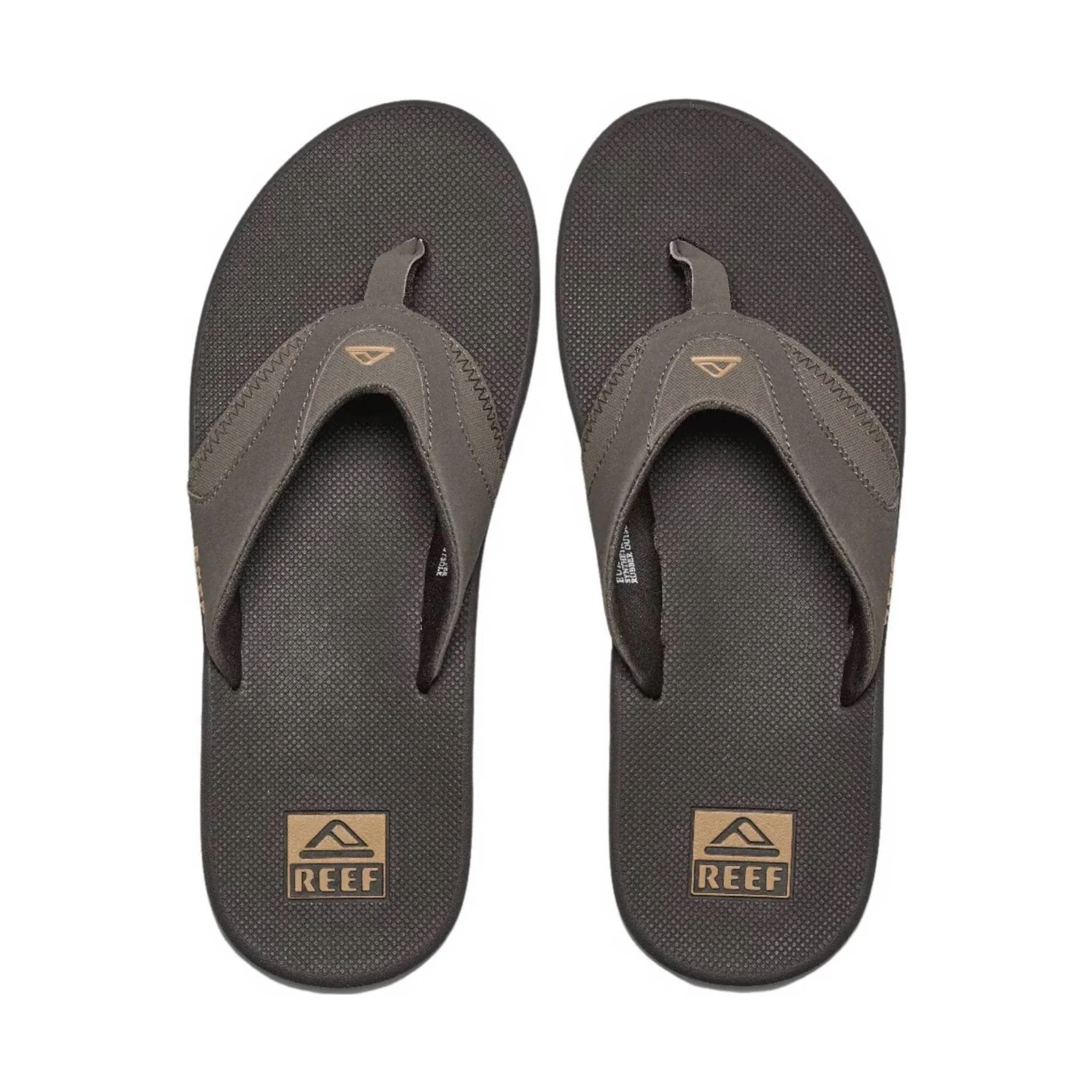 Reef Men's Fanning Flip Flop - Brown/Gum - Image 3