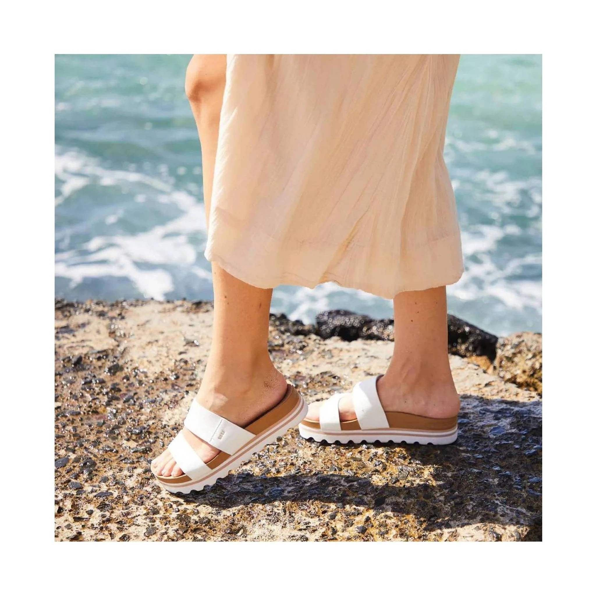 Reef Women's Cushion Vista Hi Sandal - Cloud - Image 5