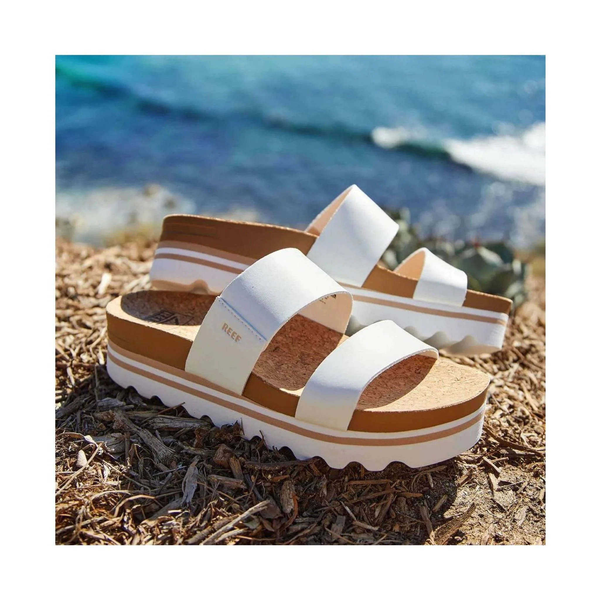 Reef Women's Cushion Vista Hi Sandal - Cloud - Image 7