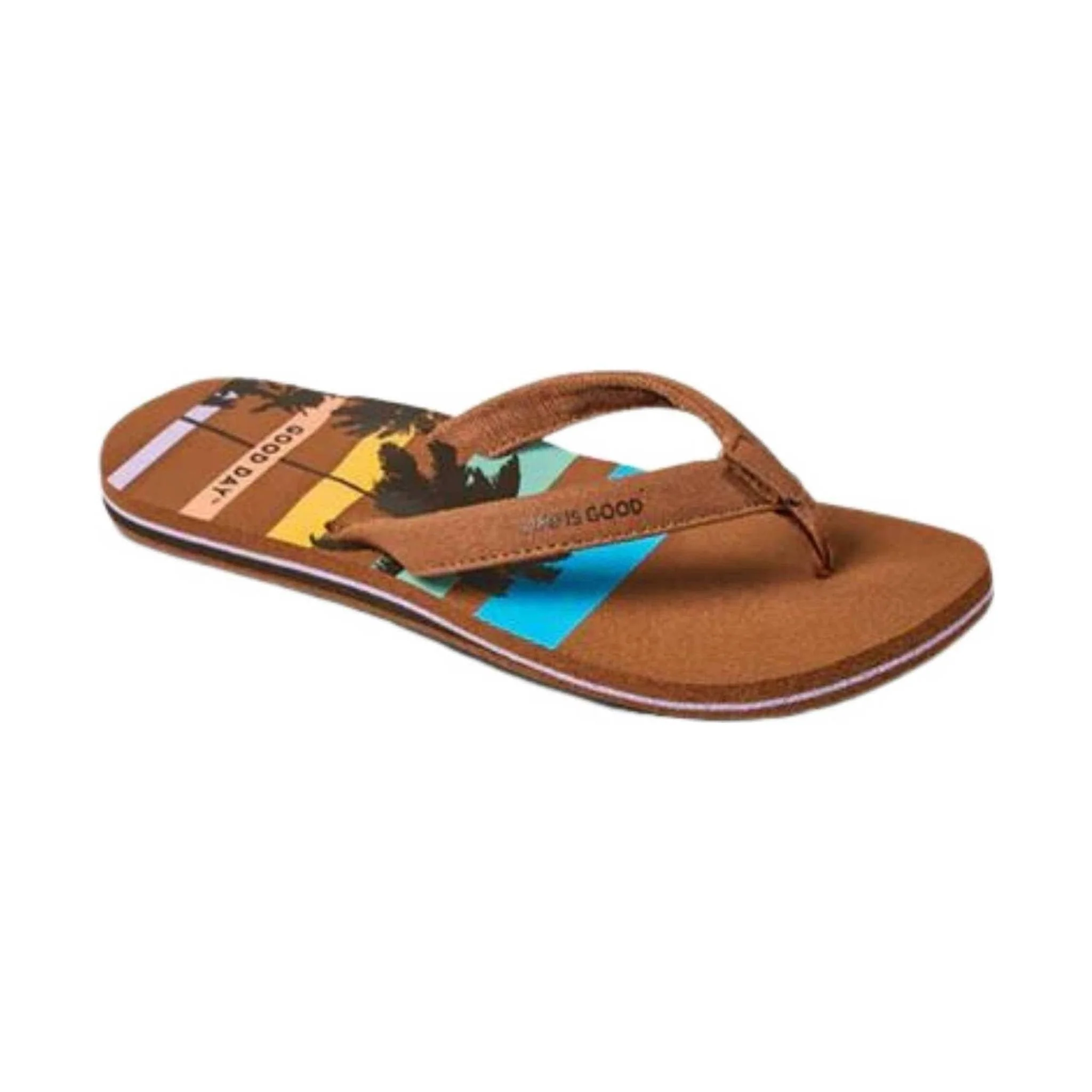 Reef Women's Life Is Good Flip Flop - Good Day Brown - Image 2