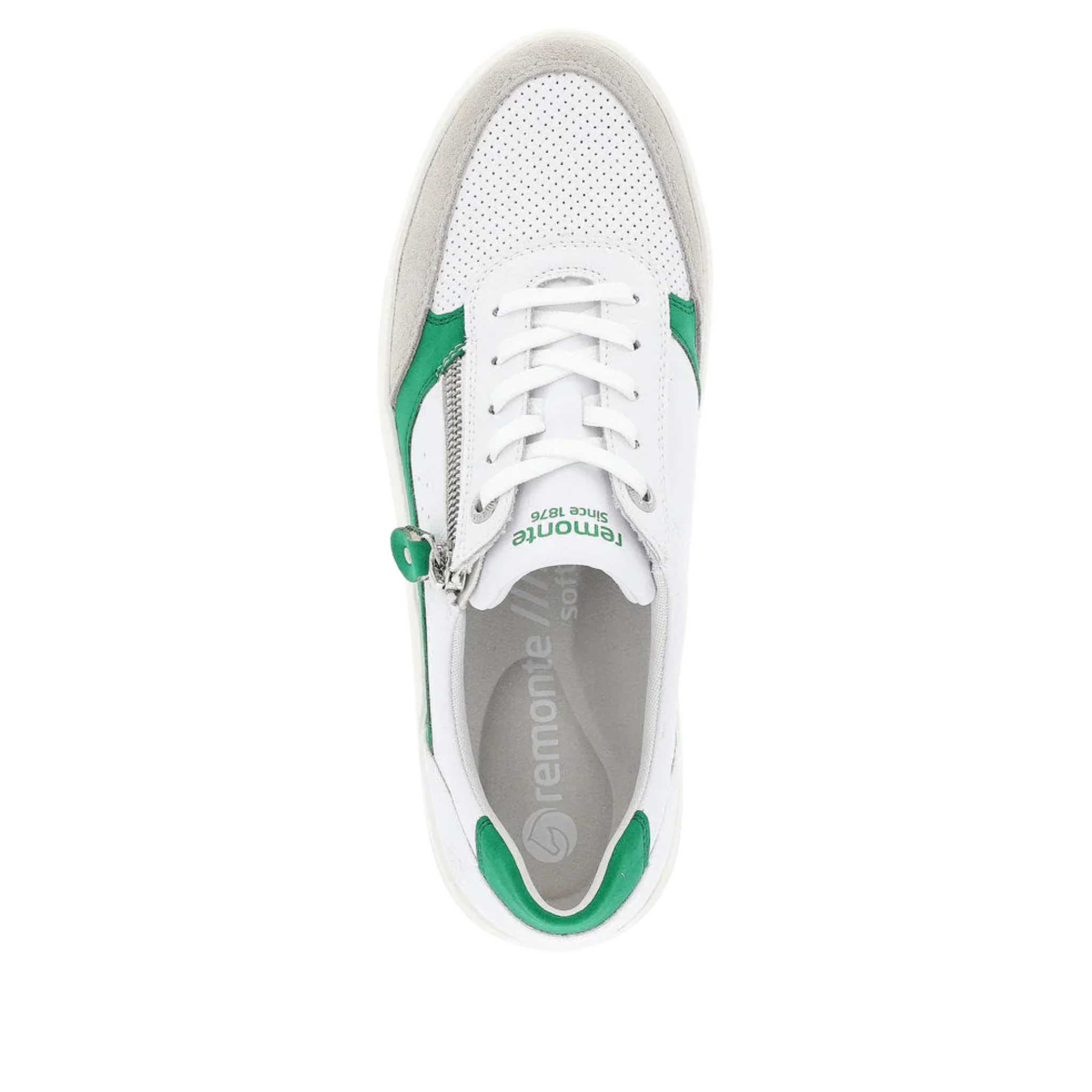 Remonte Women's Julika Shoes - Quarz/Weiss/Smargd/Weiss - Image 3