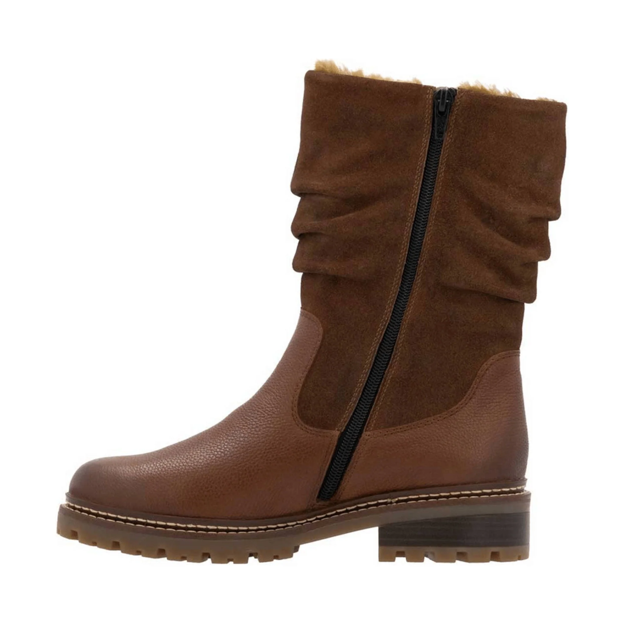 Remonte Women's Stefanie Slouch Mid Calf Boots - Brown - Image 2