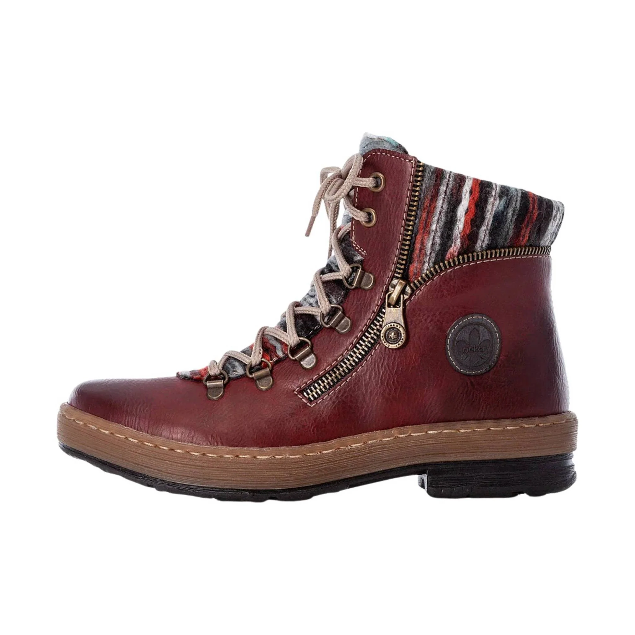 Rieker Women's Felicitas Boots - Wine - Image 2