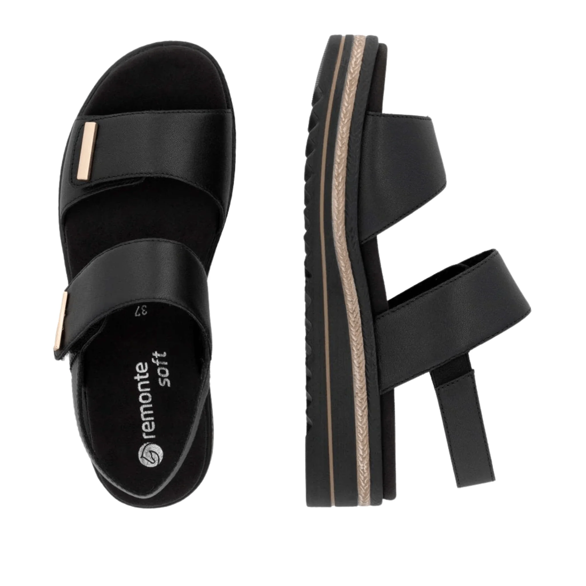 Rieker Women's Jocelyn Sandals - Black - Image 5