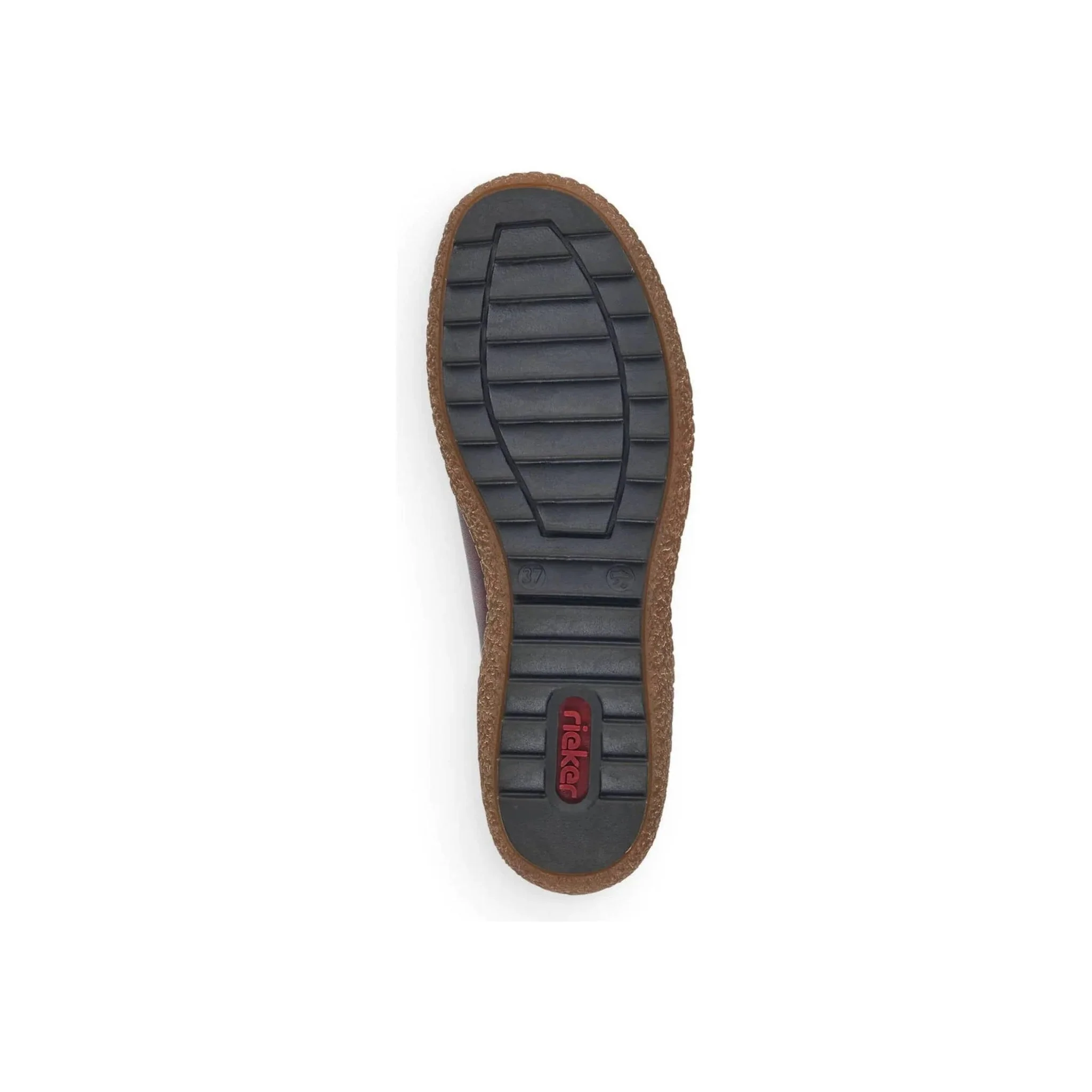 Rieker Women's Liv Slip Zip Shoes - Red - Image 4