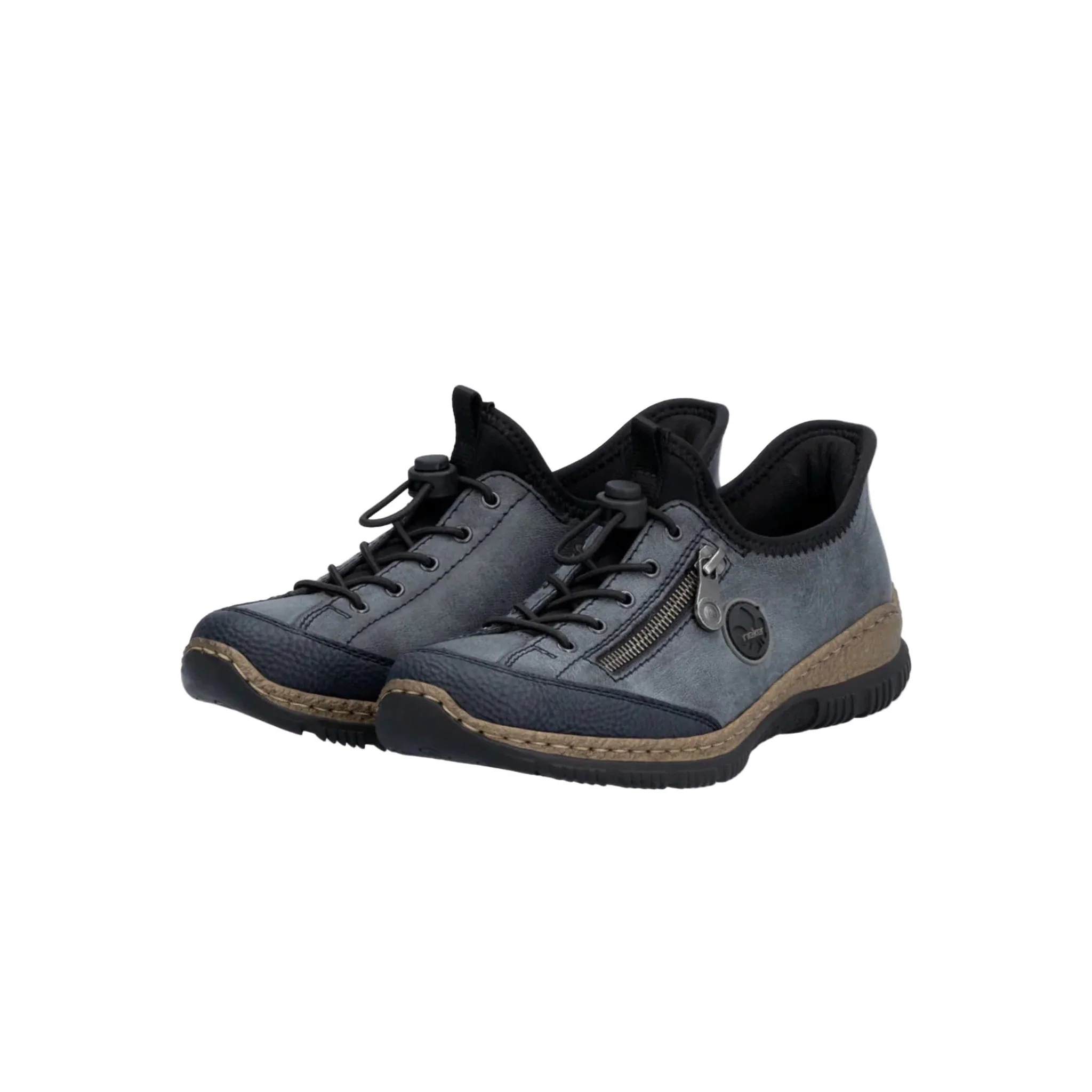 Rieker Women's Nikita 67 Shoes - Pazifik/Atlantic/Black - Image 3