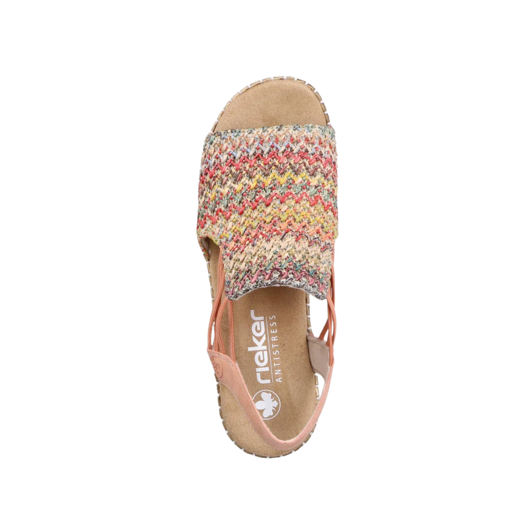 Rieker Women's Regina 41 Sandals - Multi/Aprikot - Image 3