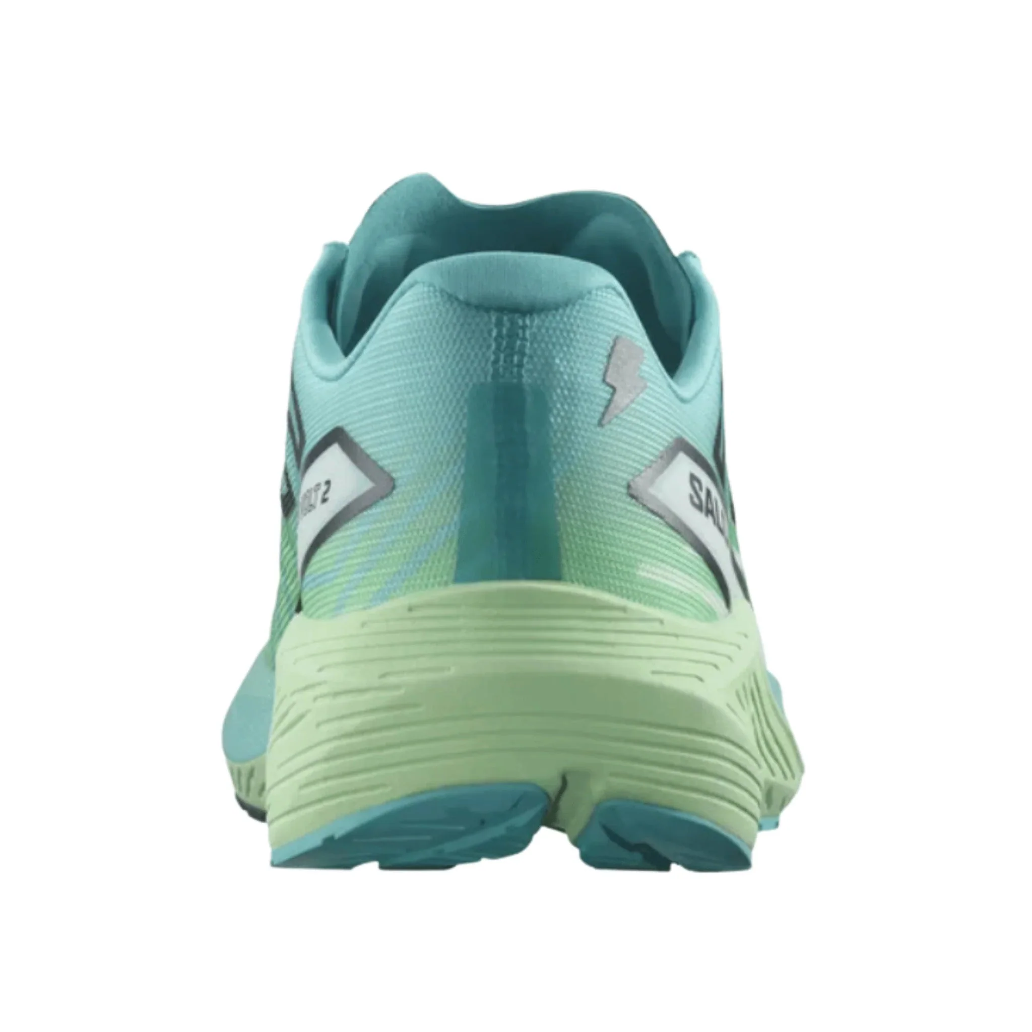 Salomon Men's Aero Volt 2 Road Running Shoes - Peacock Blue/Spring Bouquet/Green Ash - Image 3