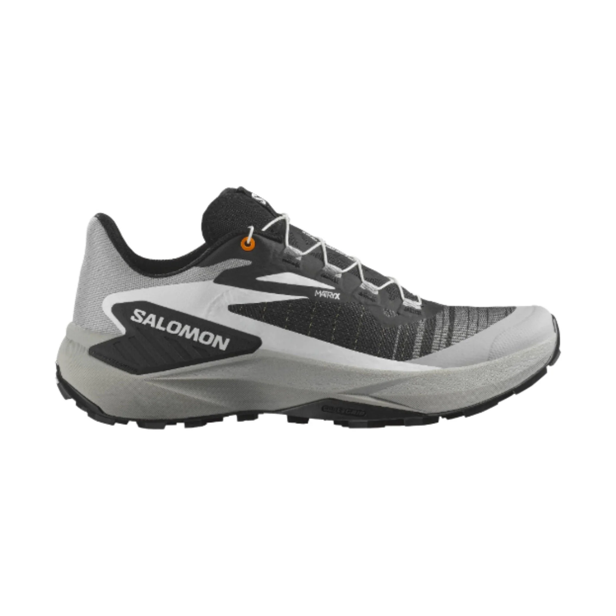 Salomon Men's Genesis Trail Running Shoes - Black/Alloy/Tumeric