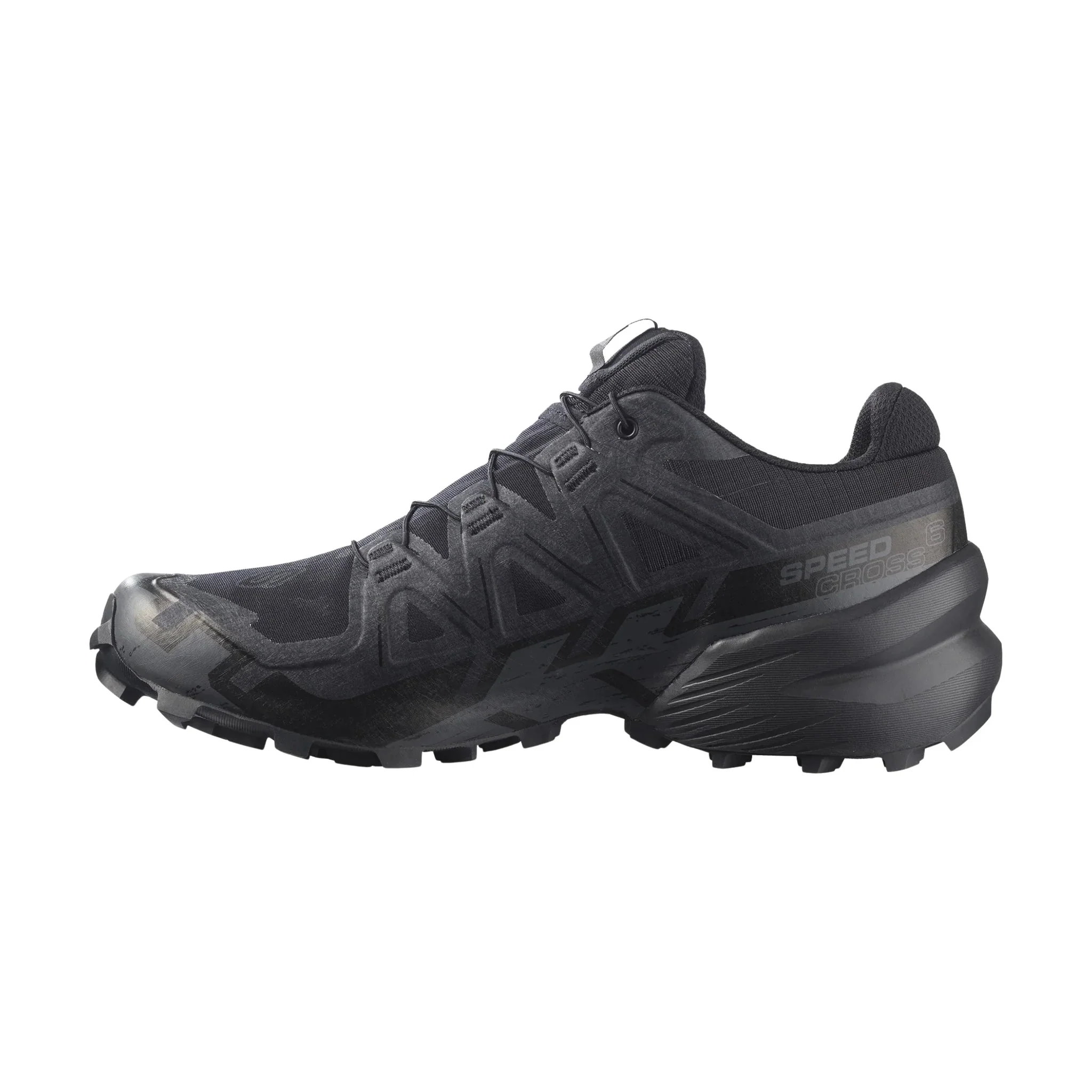 Salomon Men's Speedcross 6 Gore Tex Trail Running Shoes - Black / Black / Phantom - Image 2