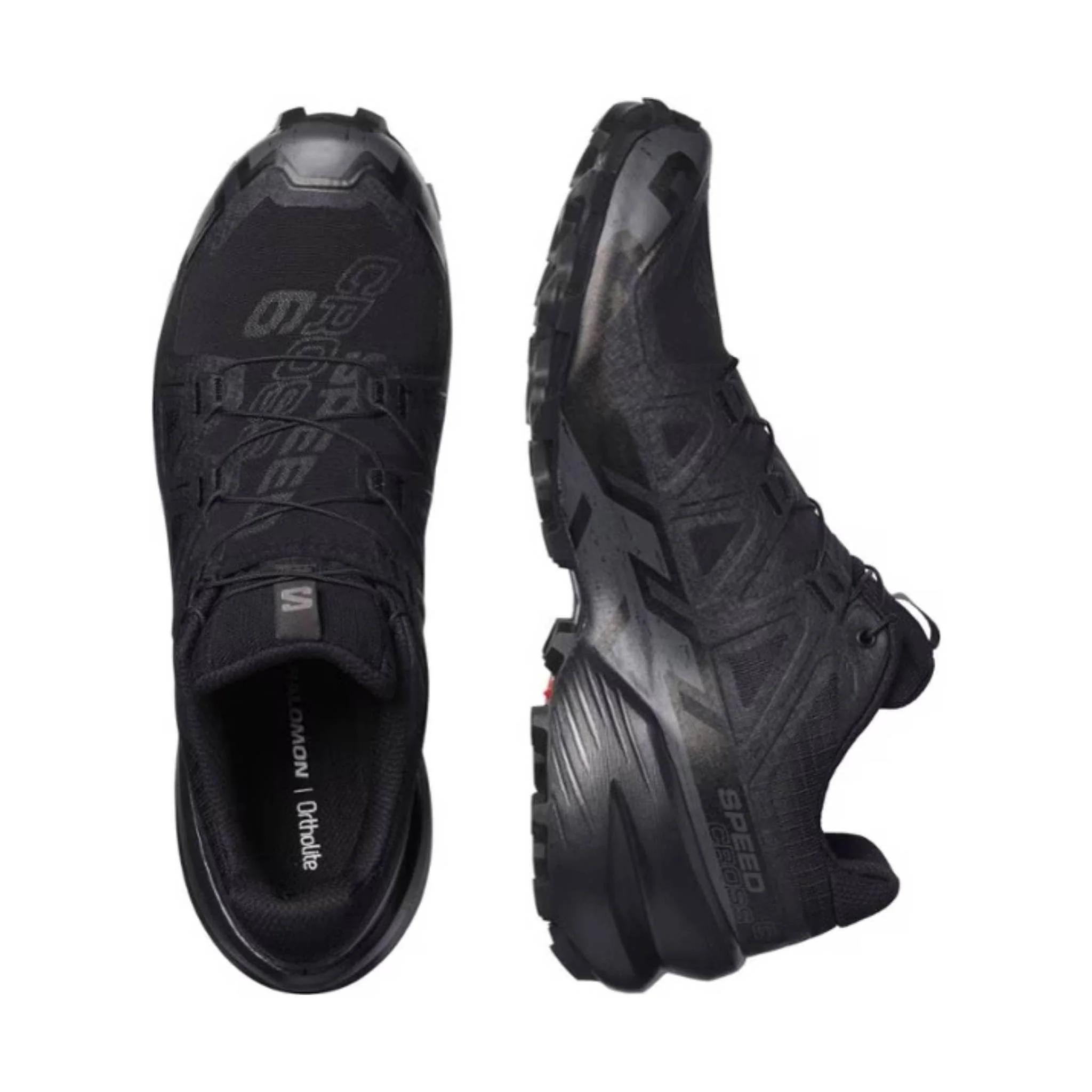 Salomon Men's Speedcross 6 Trail Running Shoes - Black/Phantom - Image 3