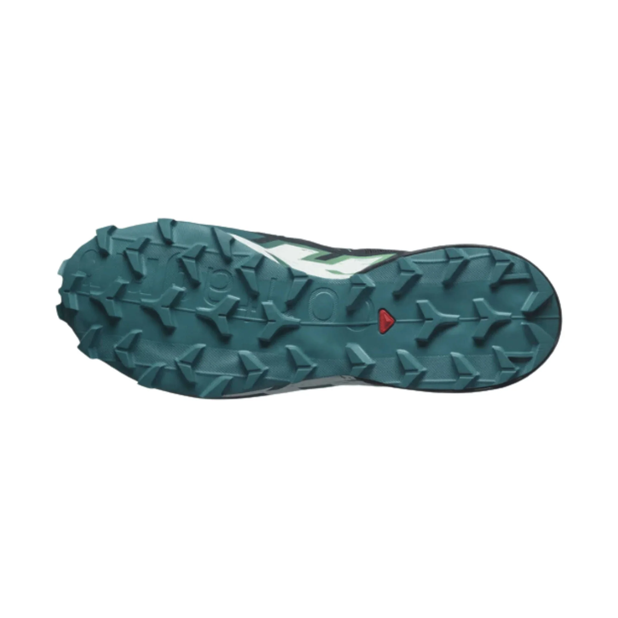 Salomon Men's Speedcross 6 Trail Running Shoes - Carbon/Tahitian Tide/White - Image 5
