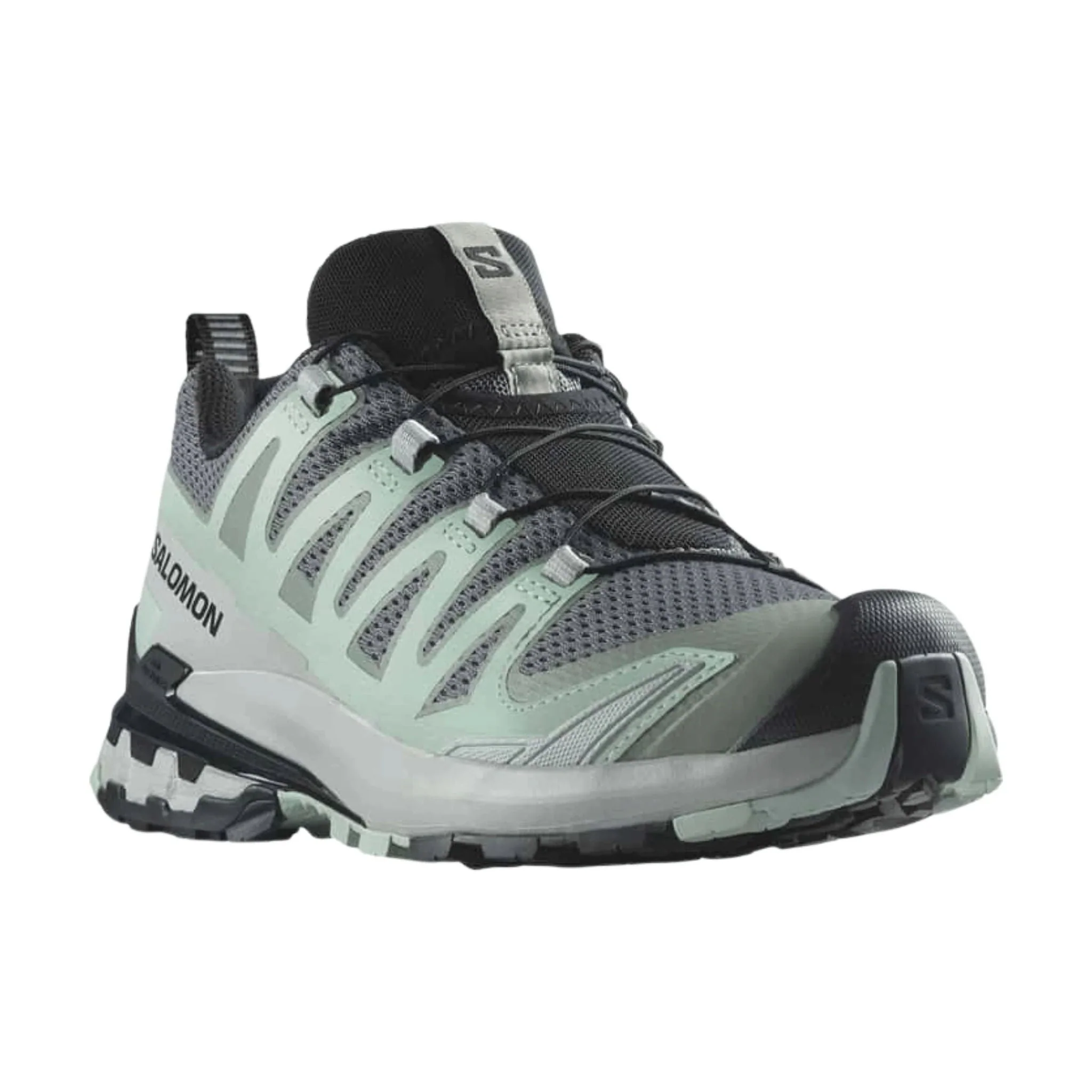Salomon Women's XA Pro 3D V9 Trail Running Shoes - Quiet Shade/Lily Pad/Blue Haze - Image 2