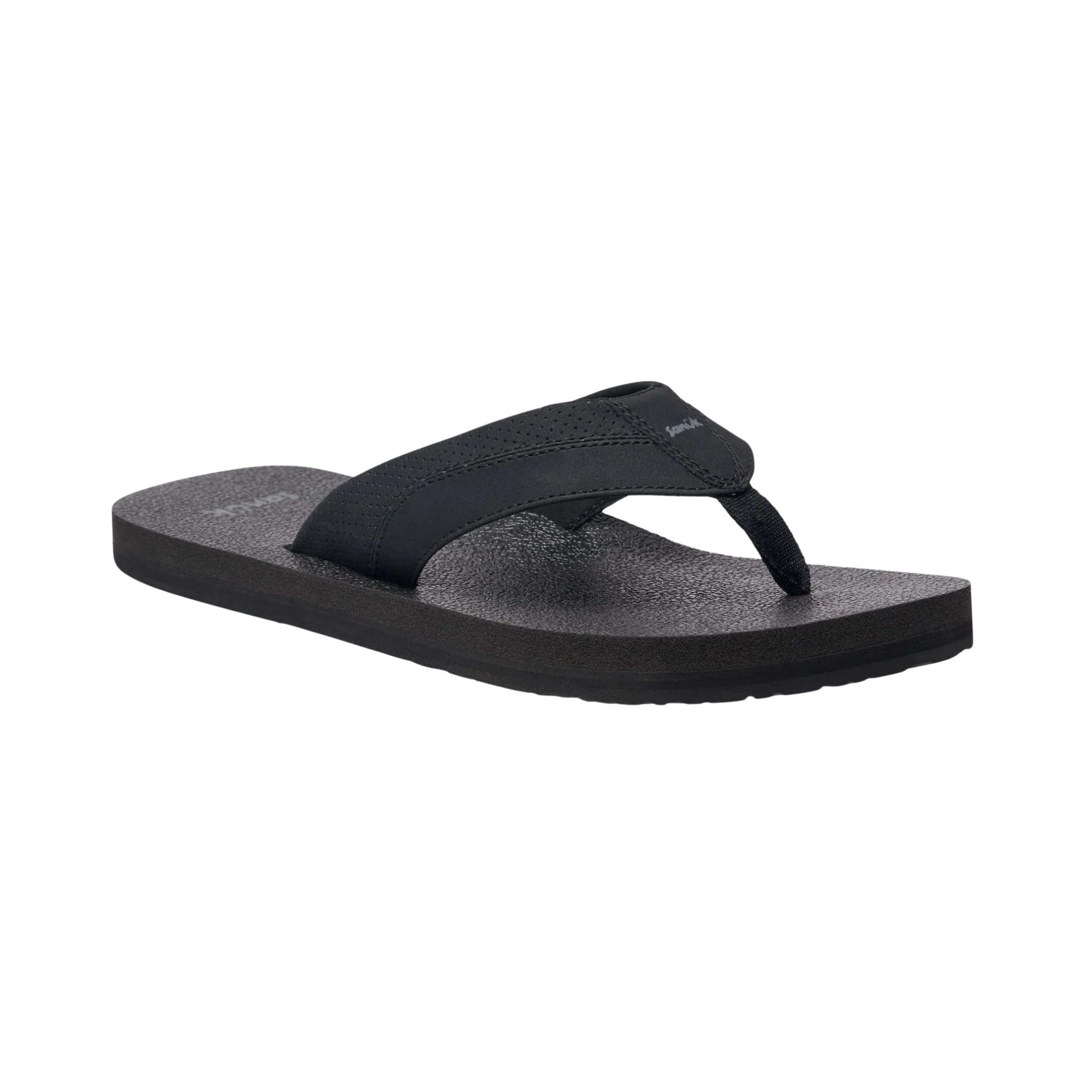 Sanuk Men's Beer Cozy IV Flip Flop - Black