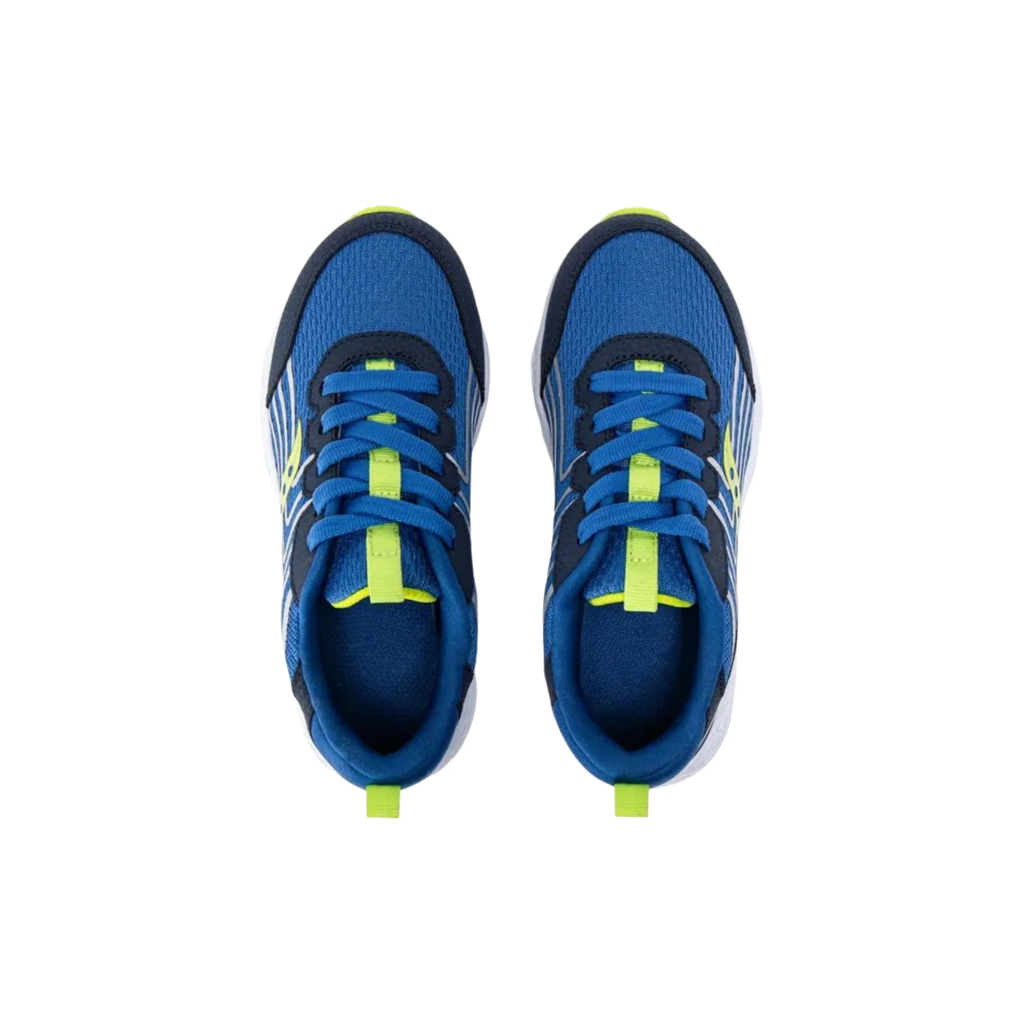Saucony Big Kids' Wind 3.0 Lace Shoes - Navy/Green - Image 3