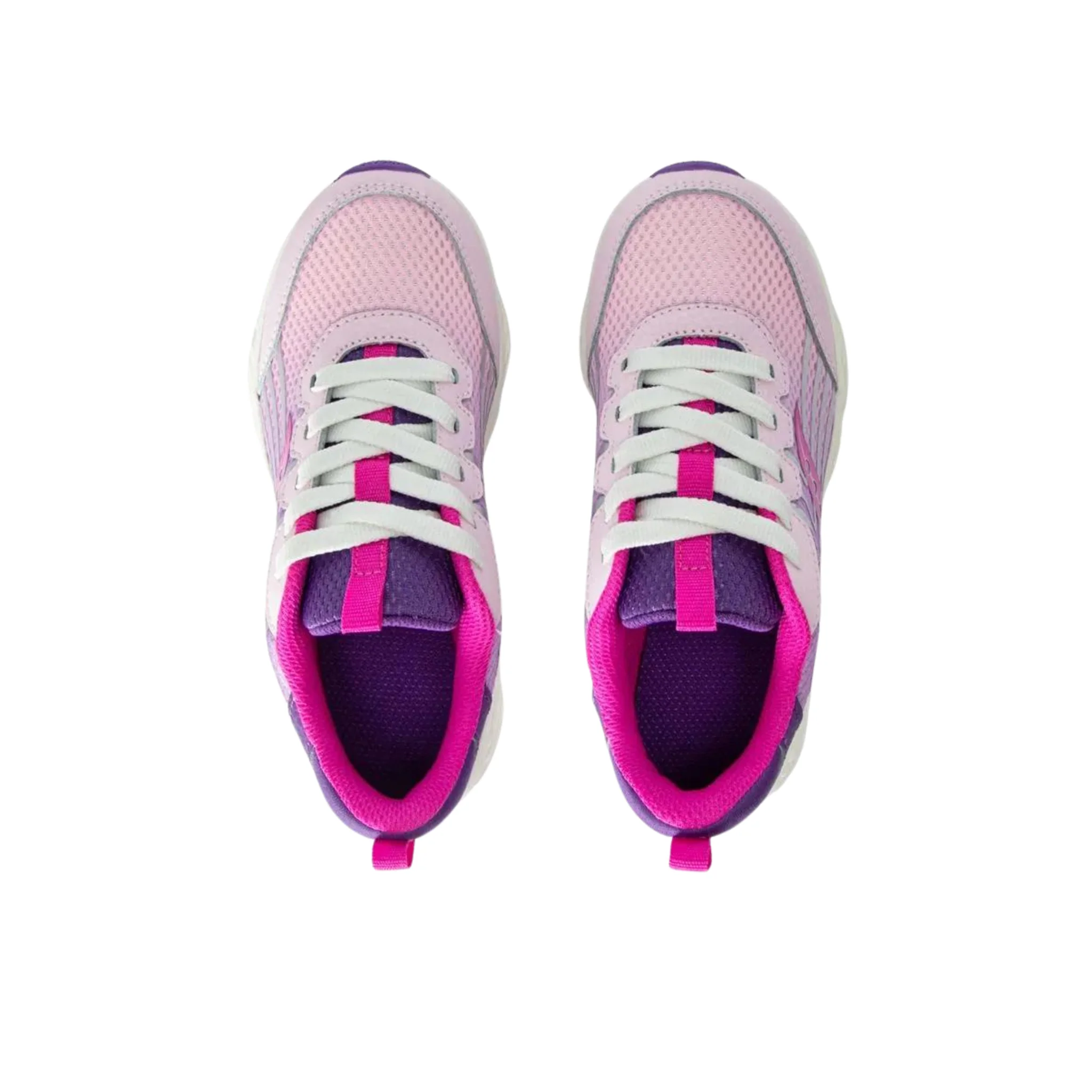 Saucony Big Kids' Wind 3.0 Lace Shoes - Pink/Purple - Image 3