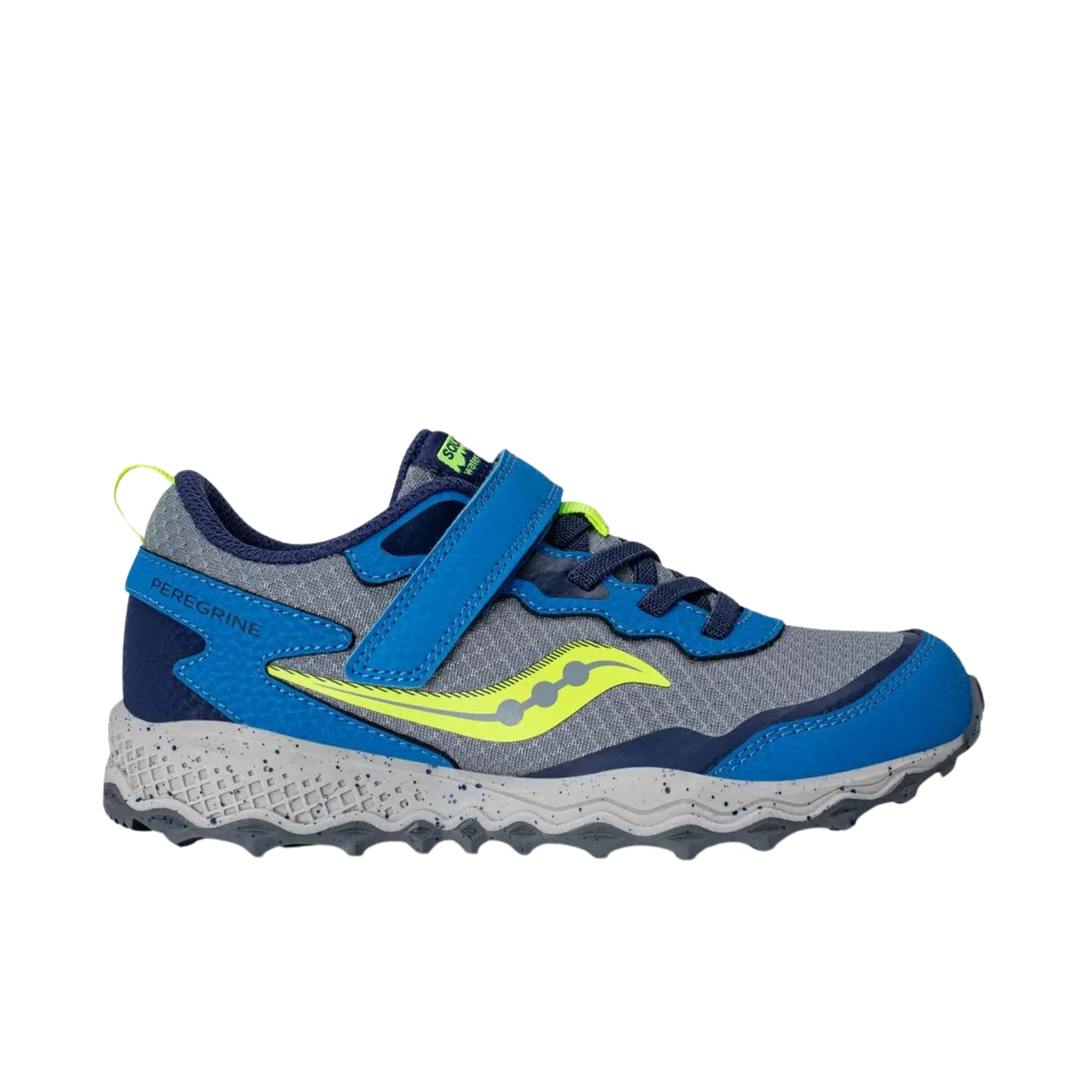 Saucony Kids' Peregrine AC Shield Shoes - Grey/Royal