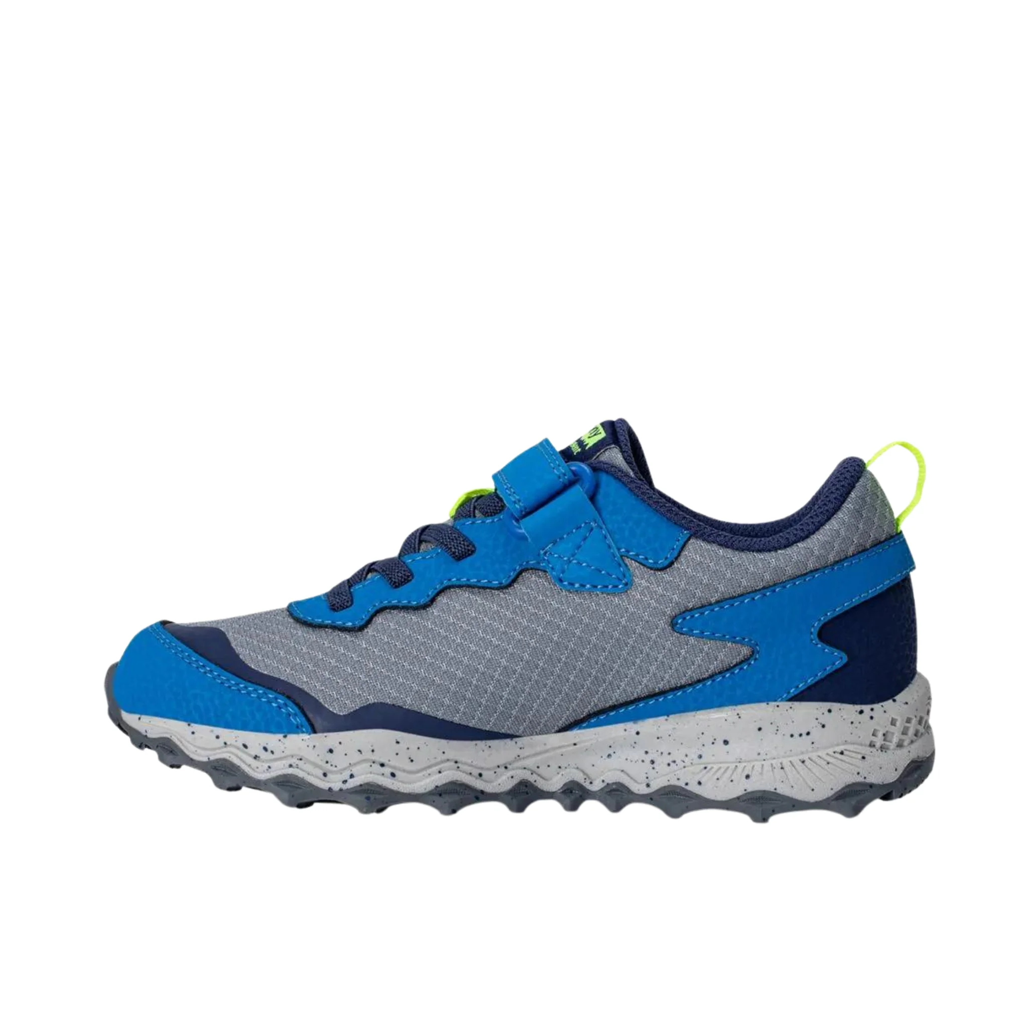 Saucony Kids' Peregrine AC Shield Shoes - Grey/Royal - Image 2