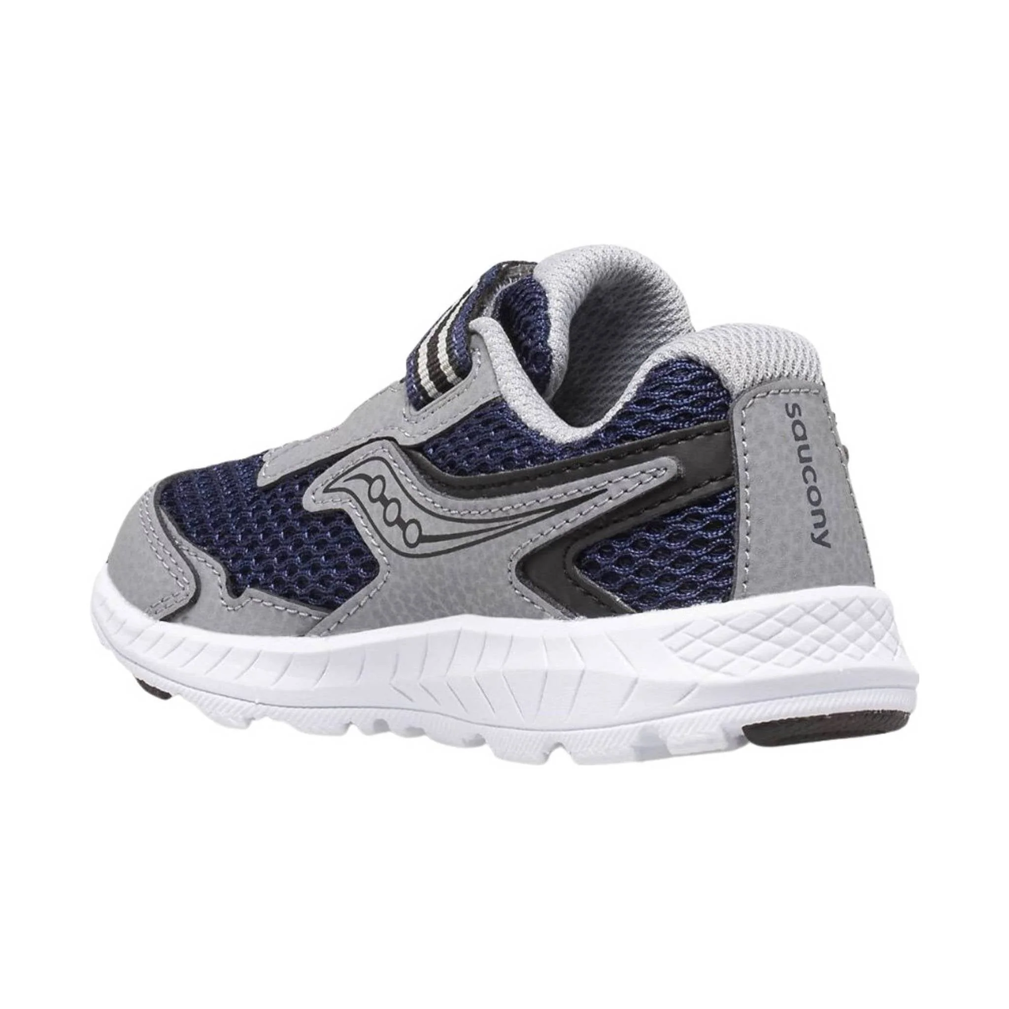 Saucony Kids' Ride 10 Jr Shoe - Navy/Grey - Image 2