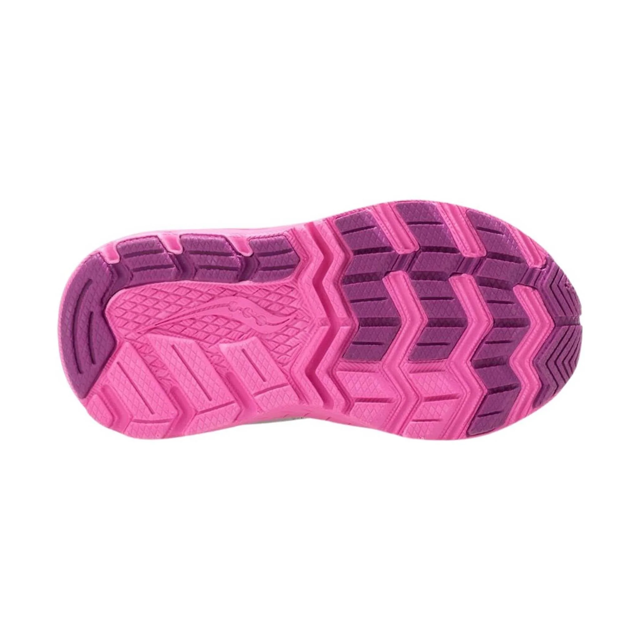 Saucony Kids' Ride 10 Jr Shoe - Silver/Pink - Image 4