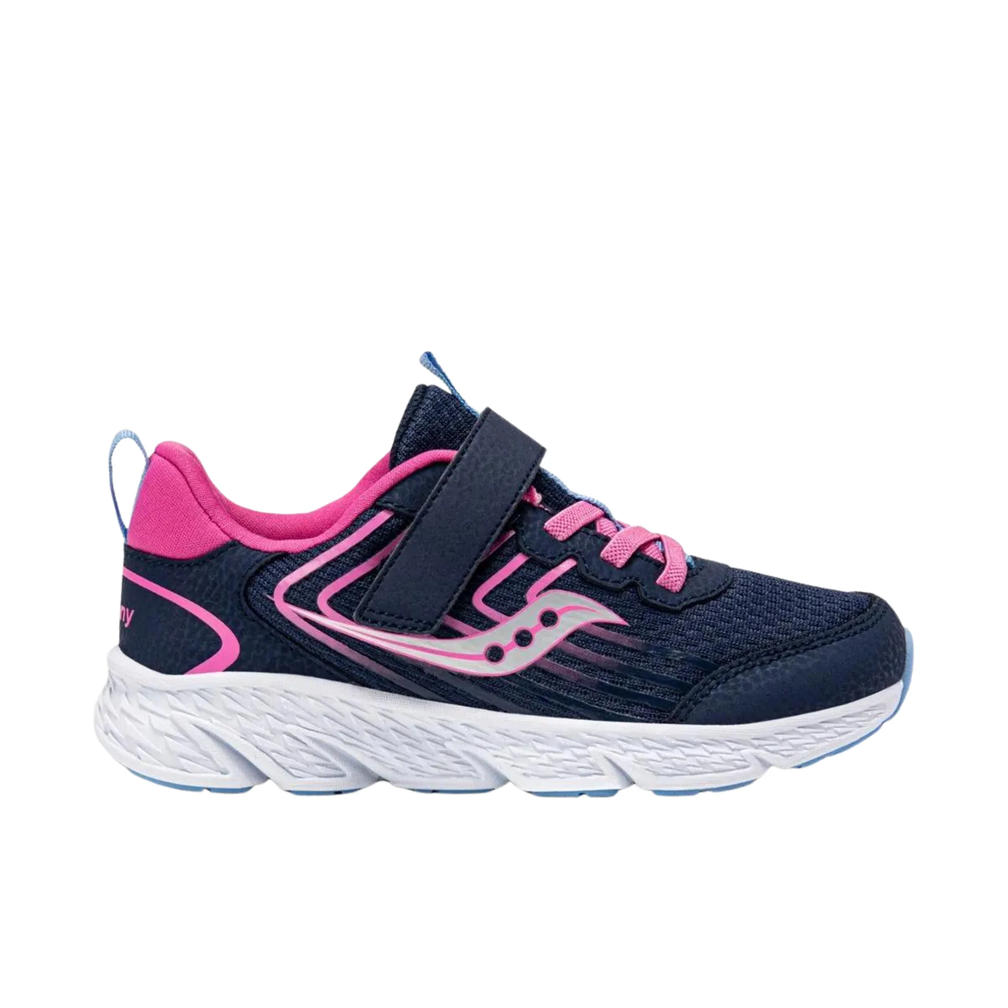 Saucony Kids' Wind 3.0 AC Shoes - Navy/Pink