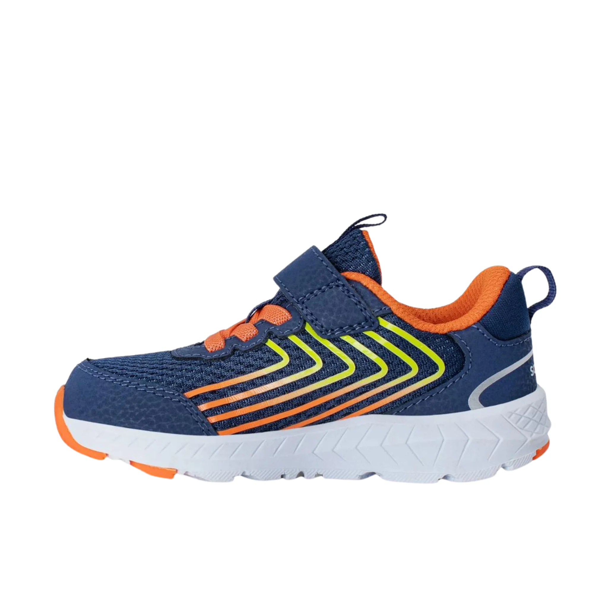 Saucony Little Kids' Wind 3.0 Jr AC Shoes - Navy/Orange - Image 2