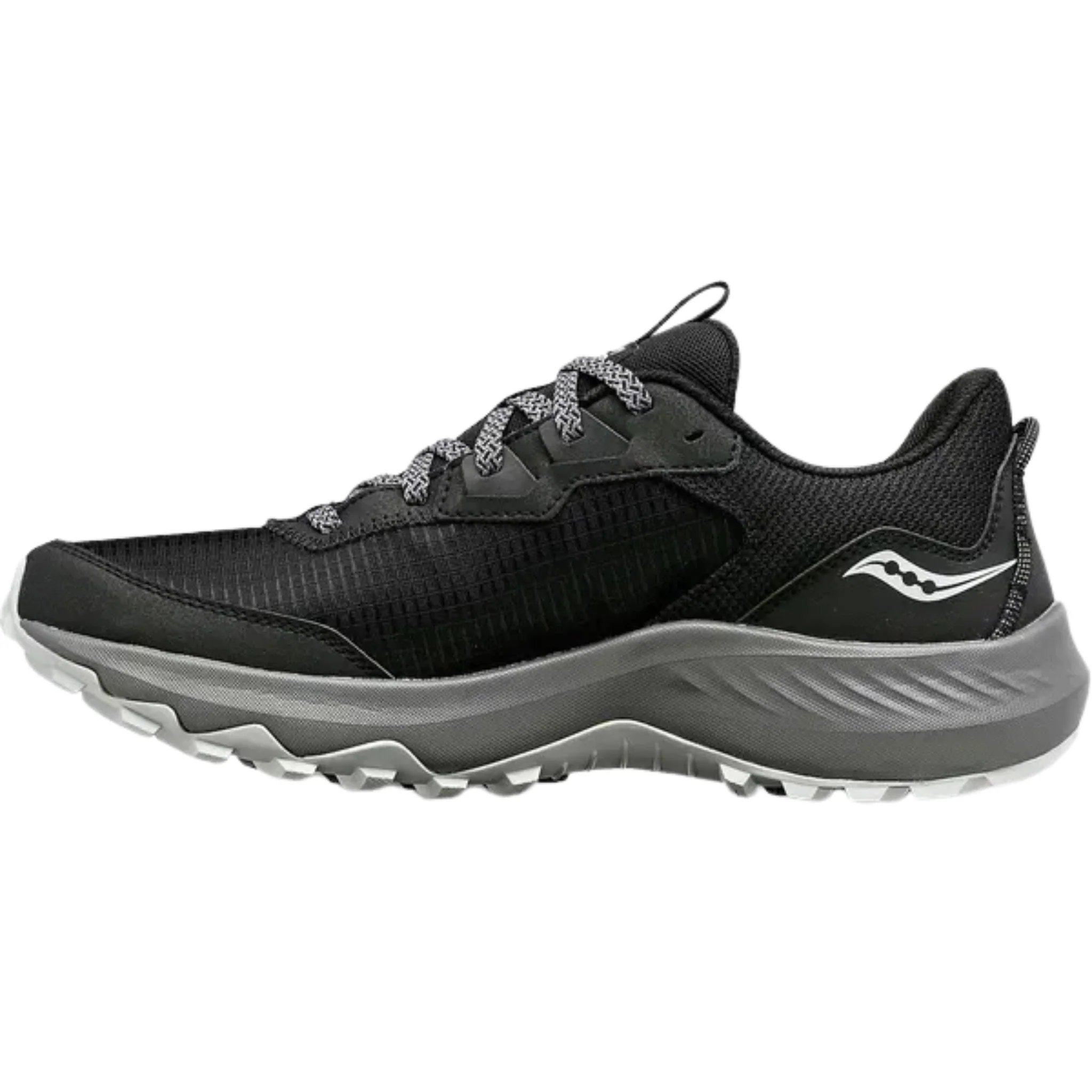 Saucony Men's' Aura TR Trail Running Shoes - Black/ Gravel - Image 2