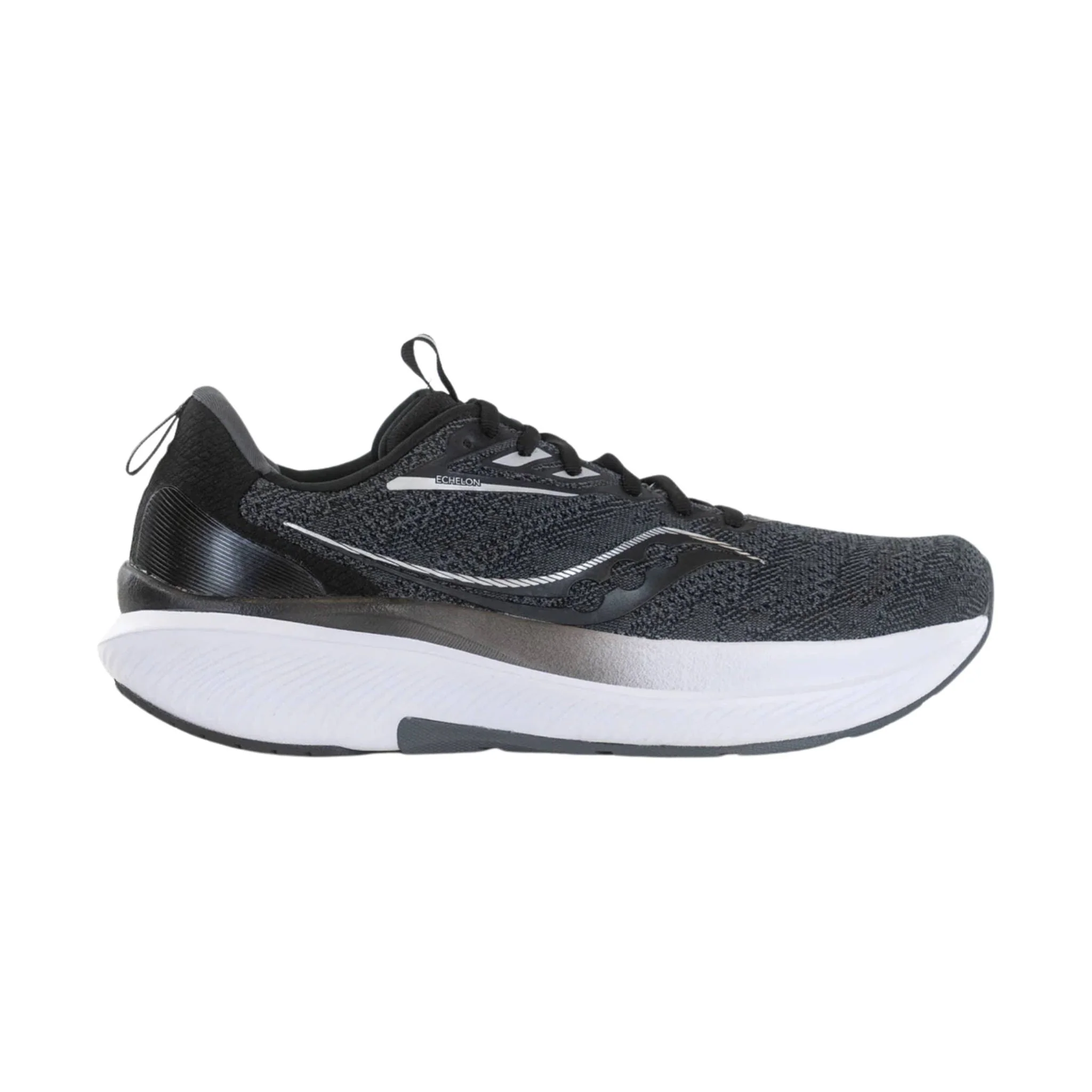 Saucony Men's Echelon 9 Running Shoes - Black/White