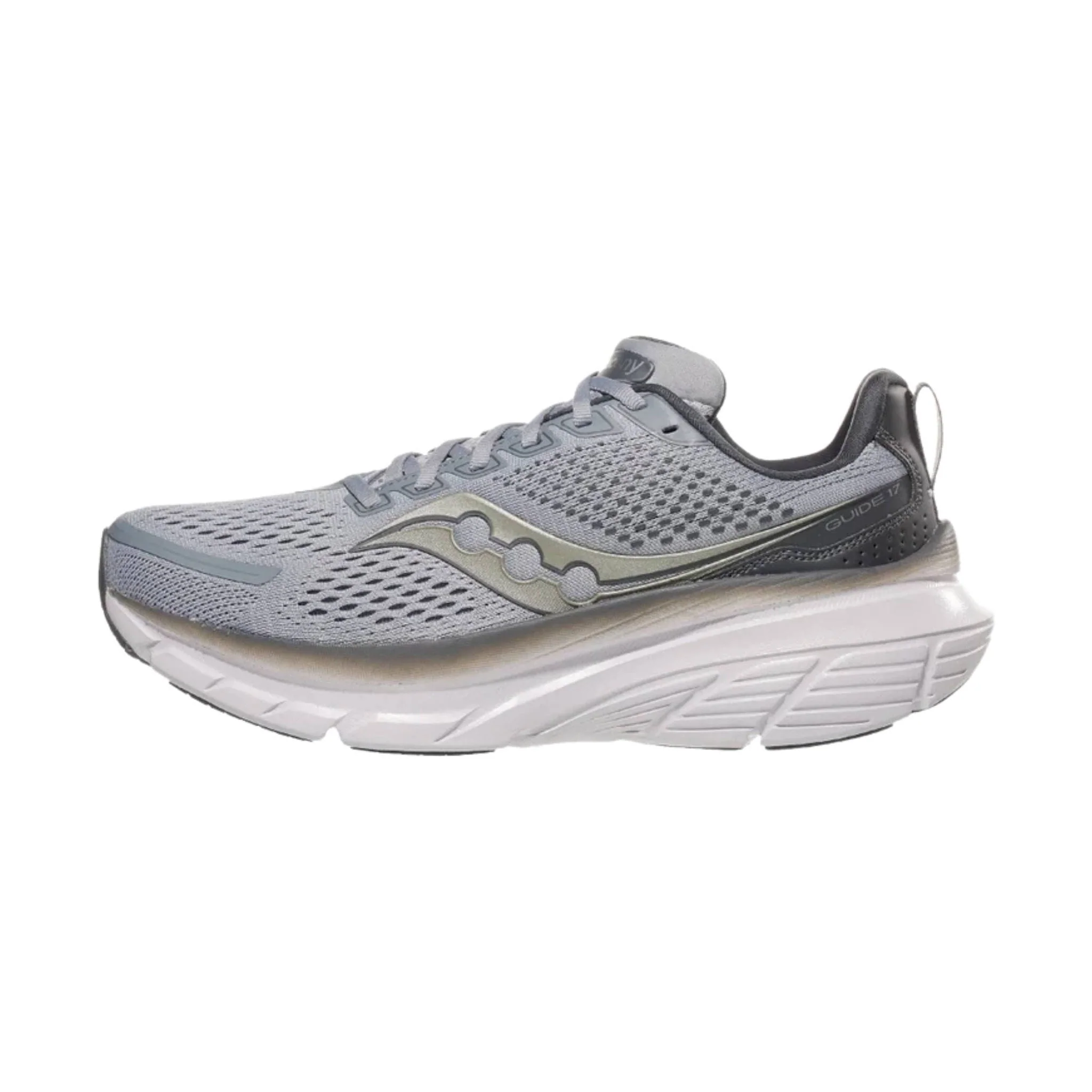 Saucony Men's Guide 17 Running Shoes - Flint/Shadow - Image 2