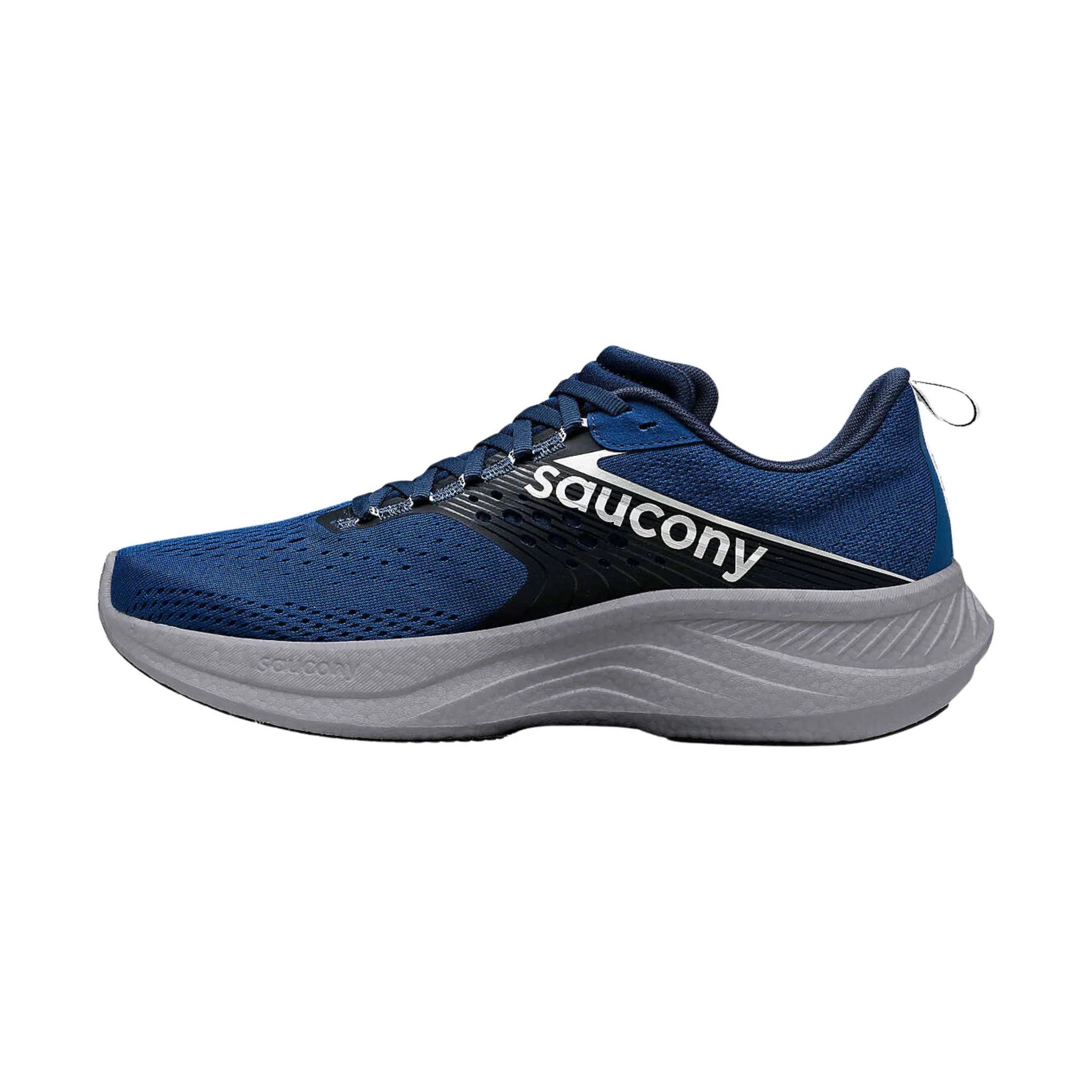 Saucony Men's Ride 17 Running Shoes - Tide/Silver - Image 2