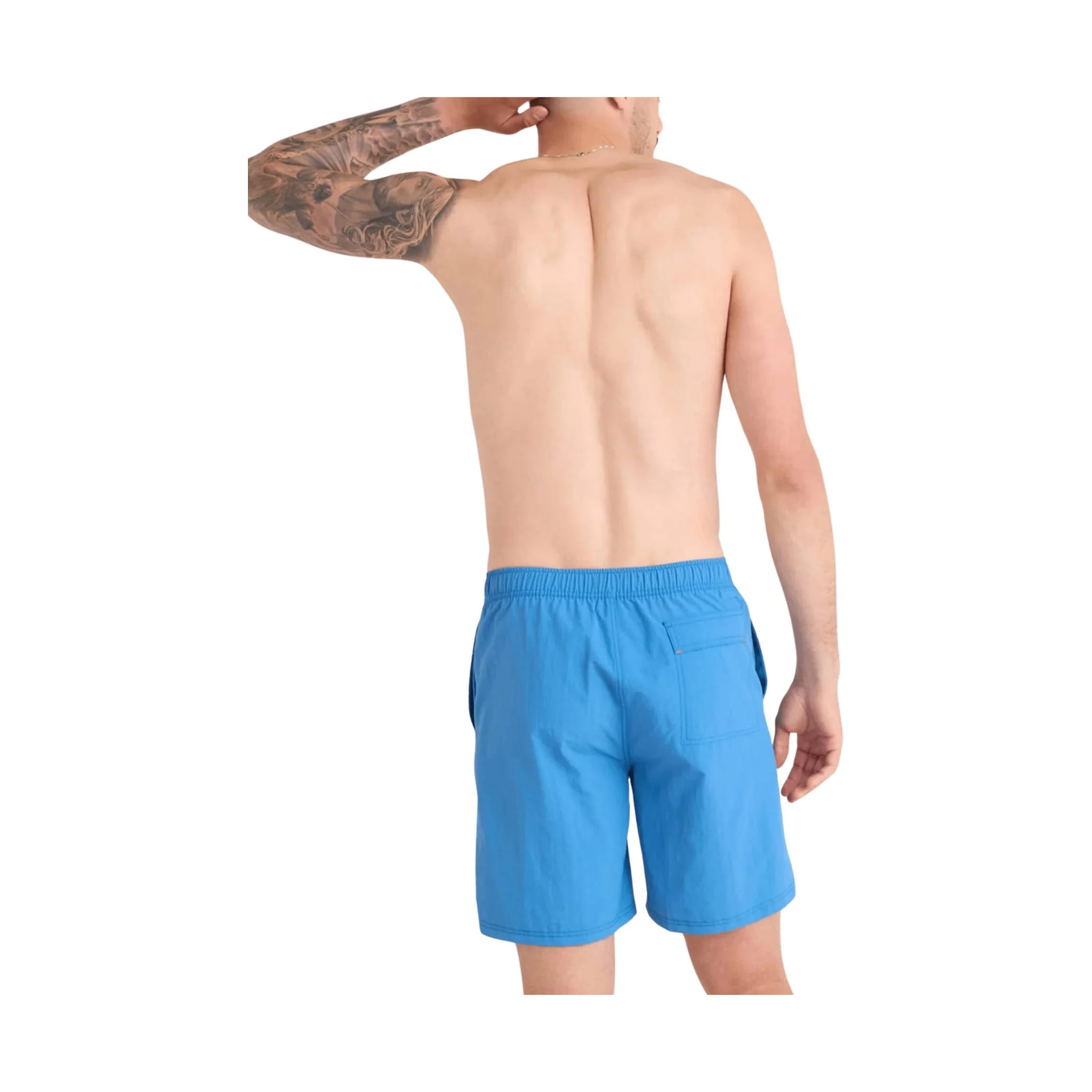 SAXX Men's Go Coastal 2N1 7 Inch Swim Trunks - Lake Blue - Image 2