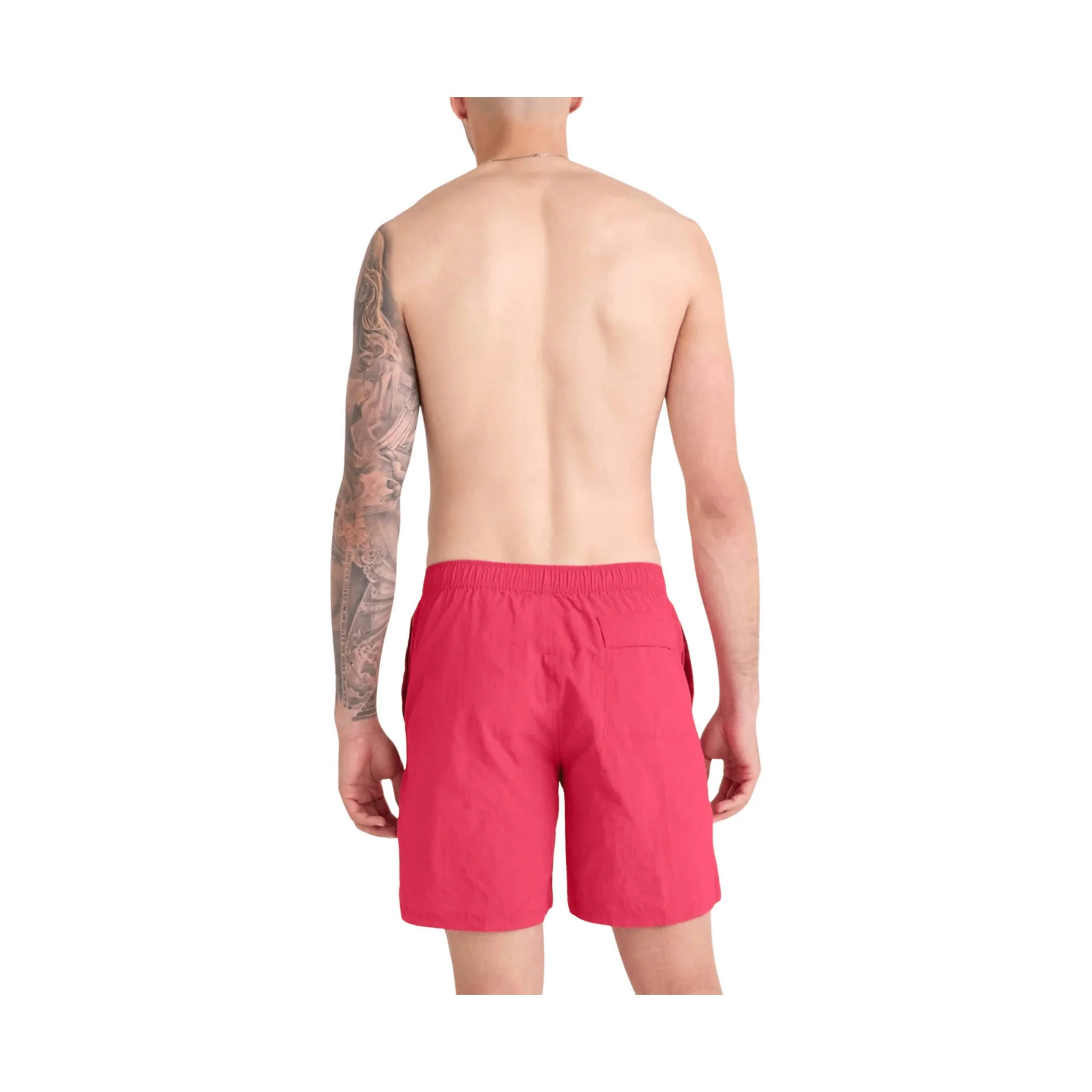 SAXX Men's Go Coastal 2N1 7 Inch Swim Trunks - Raspberry - Image 2