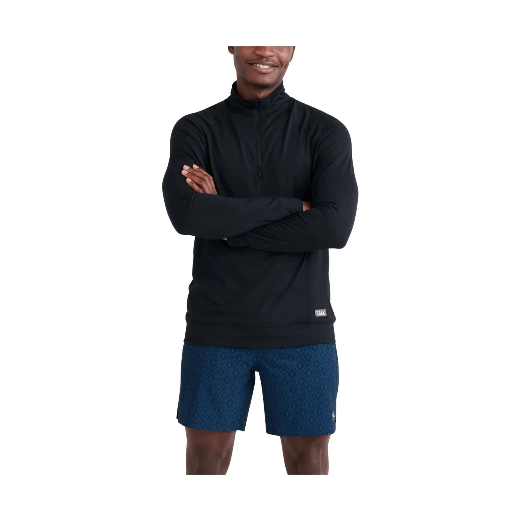 SAXX Men's Multi Sport 2N1 7 Inch Shorts - Ikat Check Navy