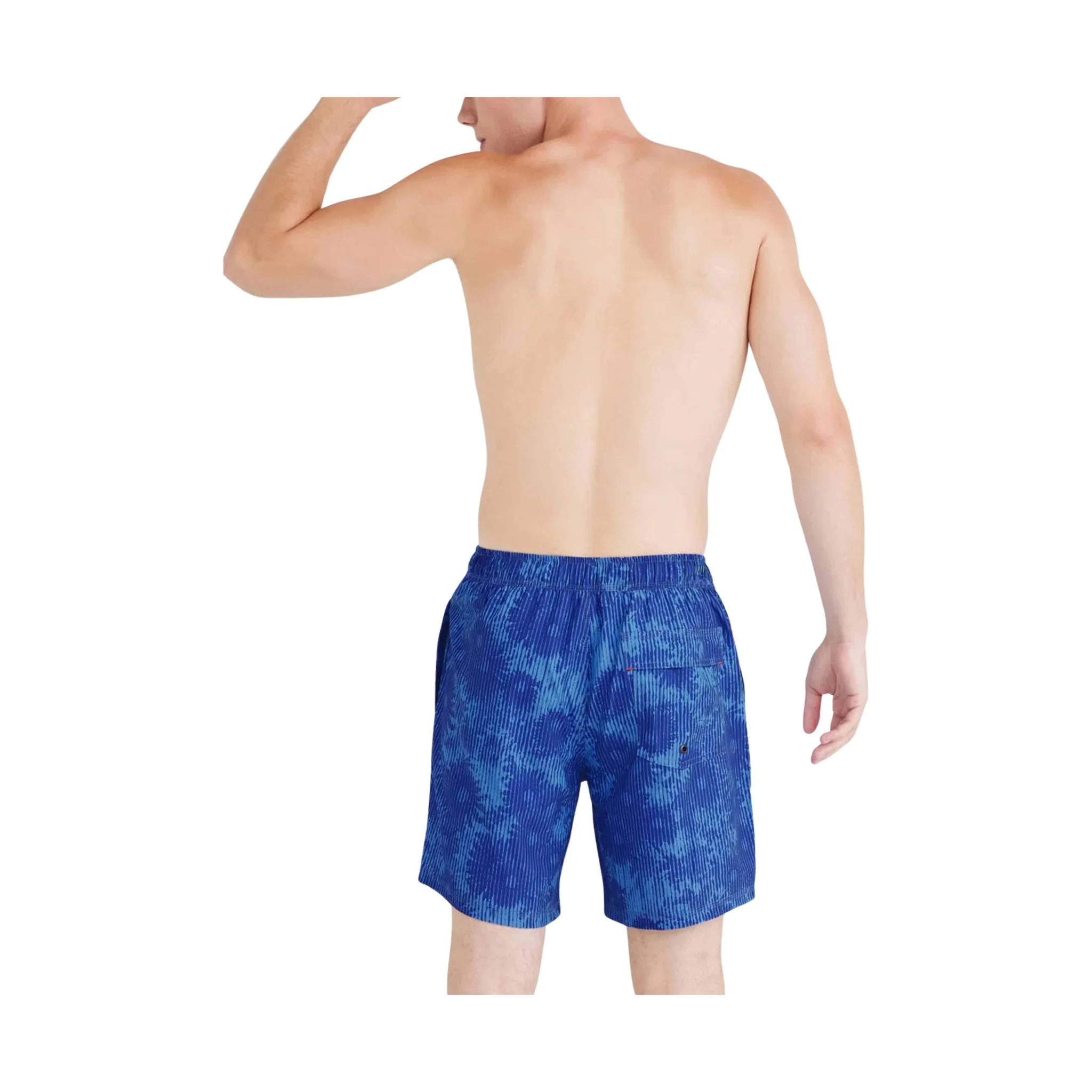 SAXX Men's Oh Bouy 2N1 7 Inch Swim Trunks - White Noise Daisy-Blue - Image 2