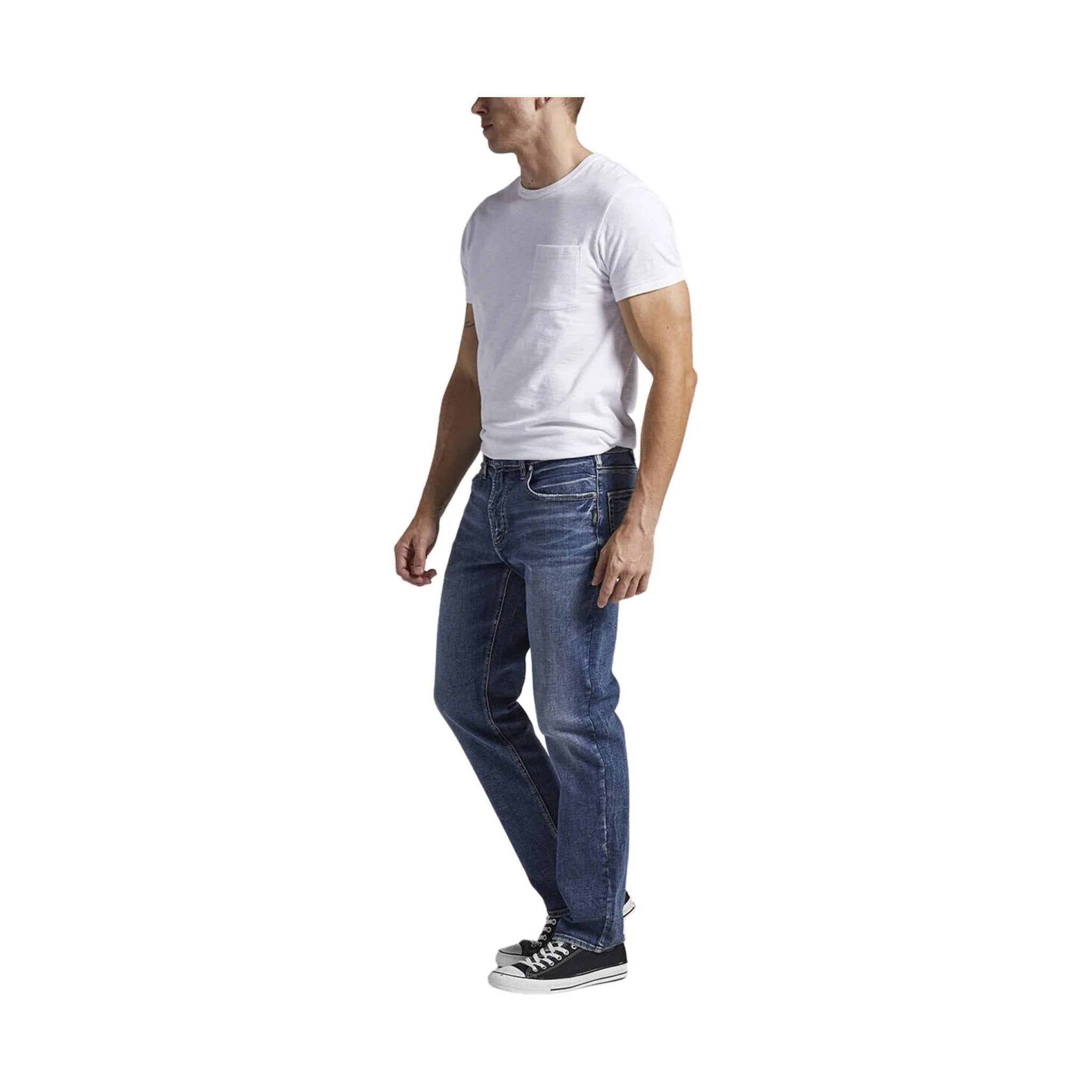 Silver Jeans Co. Men's Eddie Athletic Jean - Indigo - Image 2