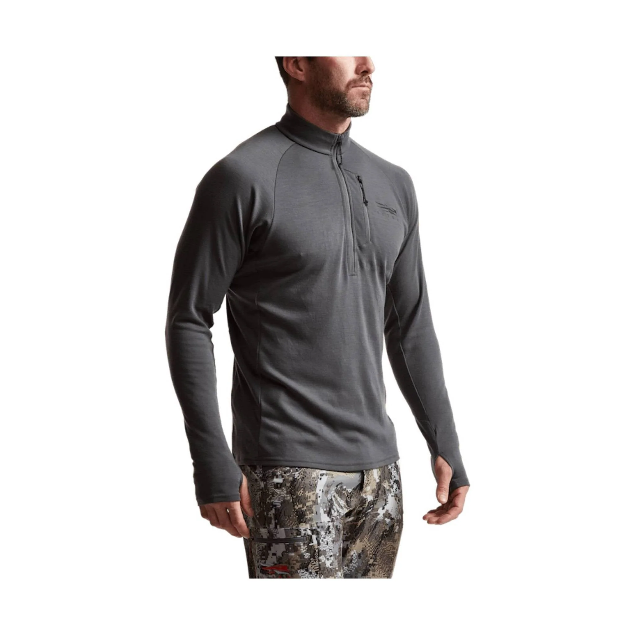 Sitka Men's Core Merino 220 Half Zip Top - Lead - Image 2