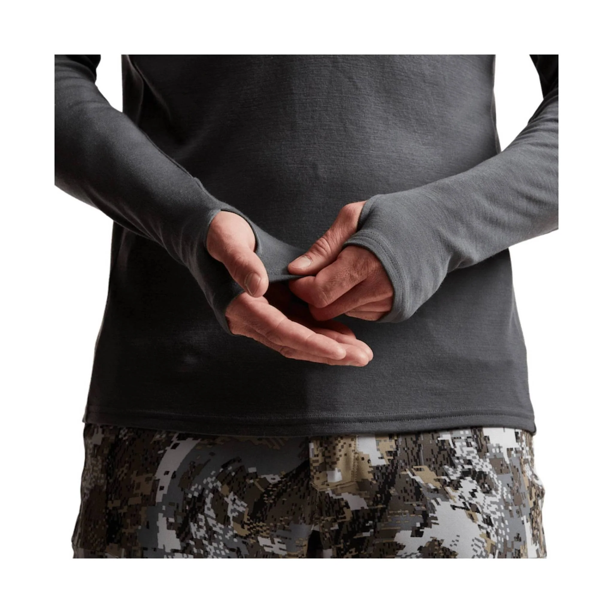Sitka Men's Core Merino 220 Half Zip Top - Lead - Image 6