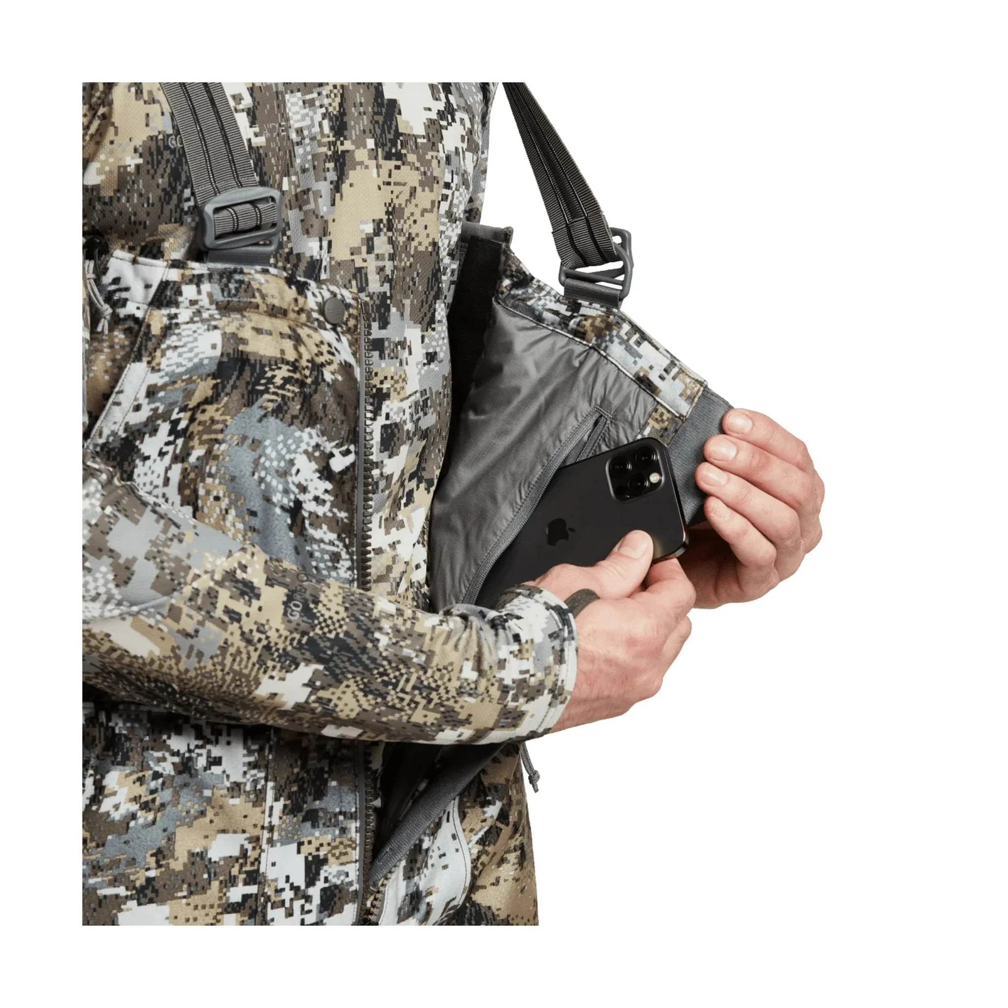 Sitka Men's Incinerator Aerolite Bib - Optifade Elevated II - Image 5