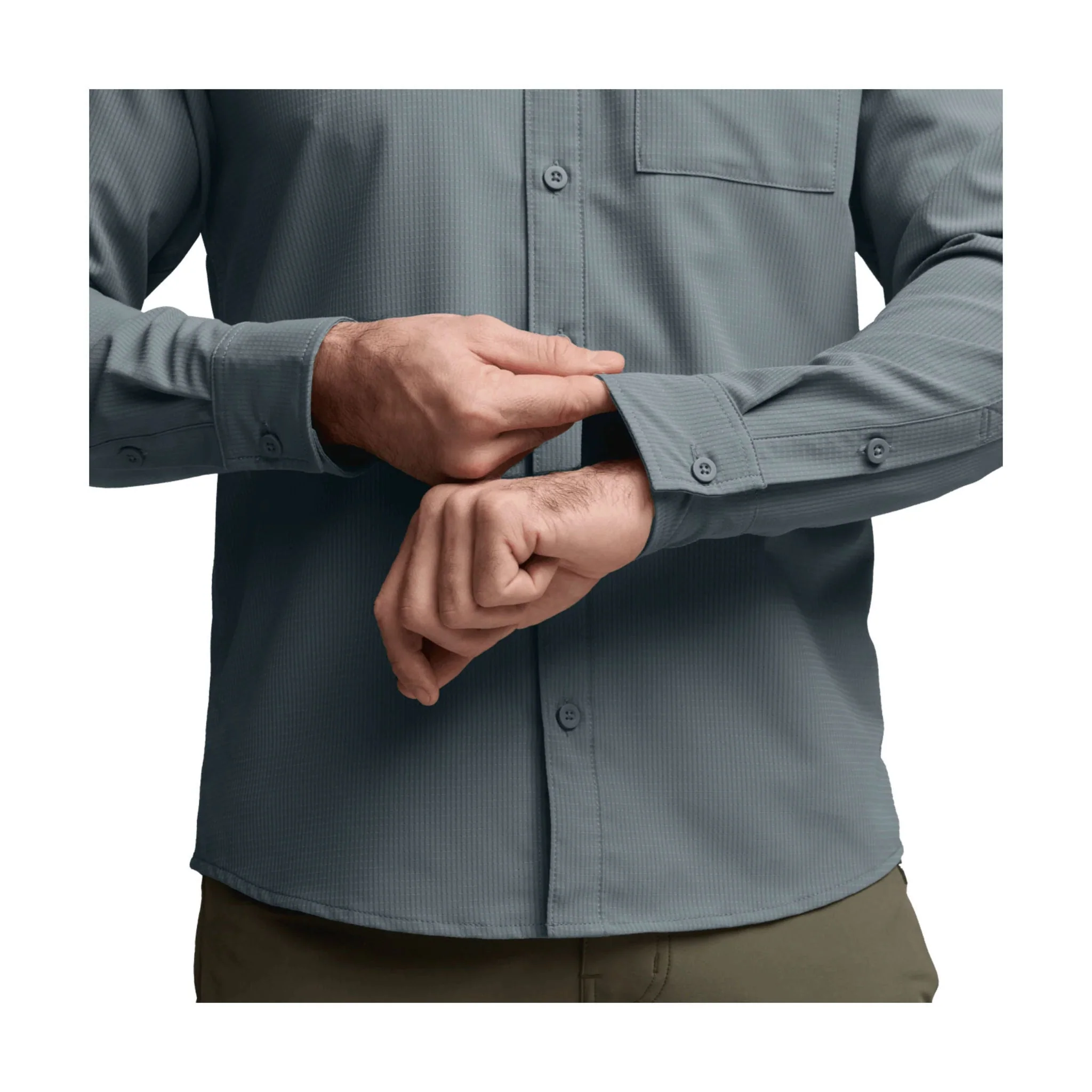 Sitka Men's Mojave Long Sleeve Shirt - Bluestone - Image 5