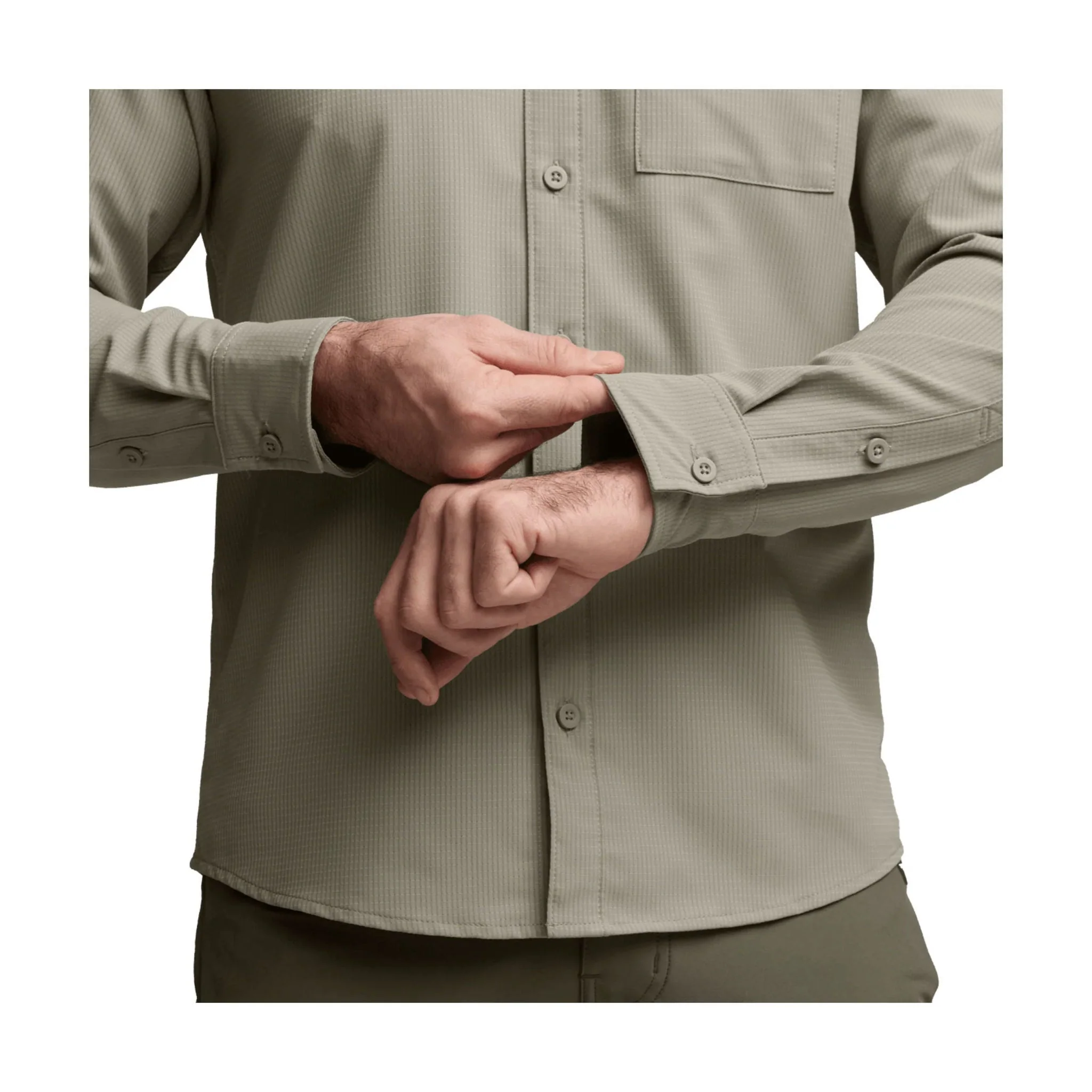 Sitka Men's Mojave Long Sleeve Shirt - Oak - Image 4