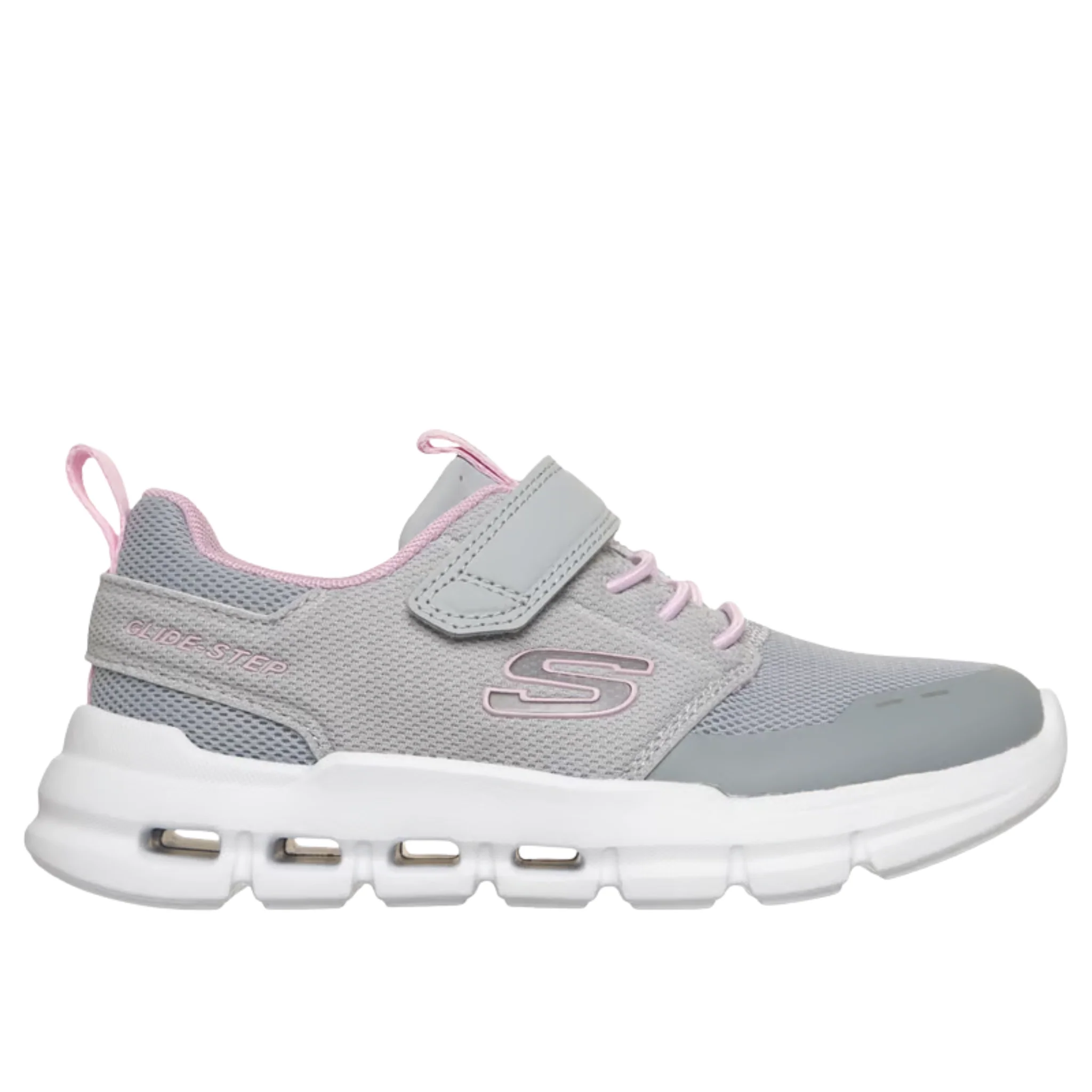 Skechers Kids' Glide Step Flow Shoes - Light Gray