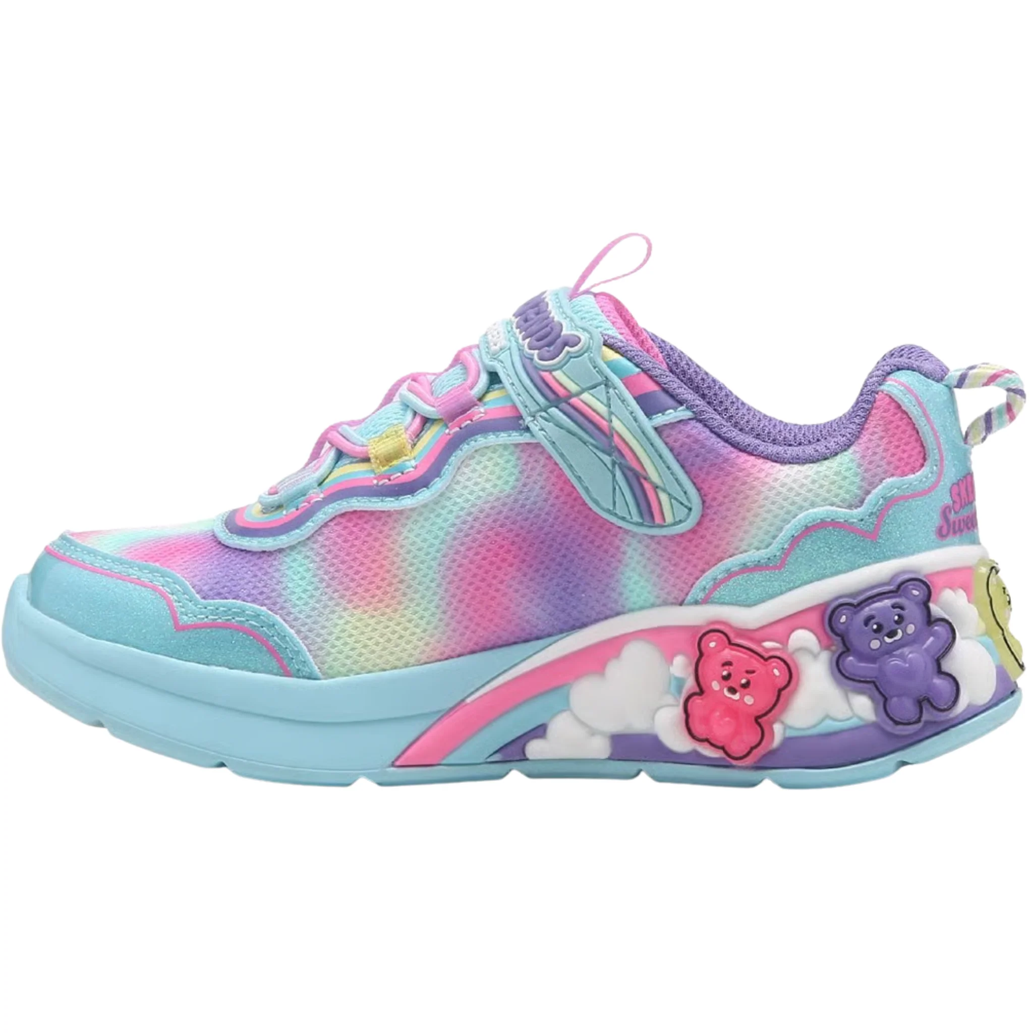 Skechers Kids' Gummy Friends Shoes - Light Blue/Multi - Image 2